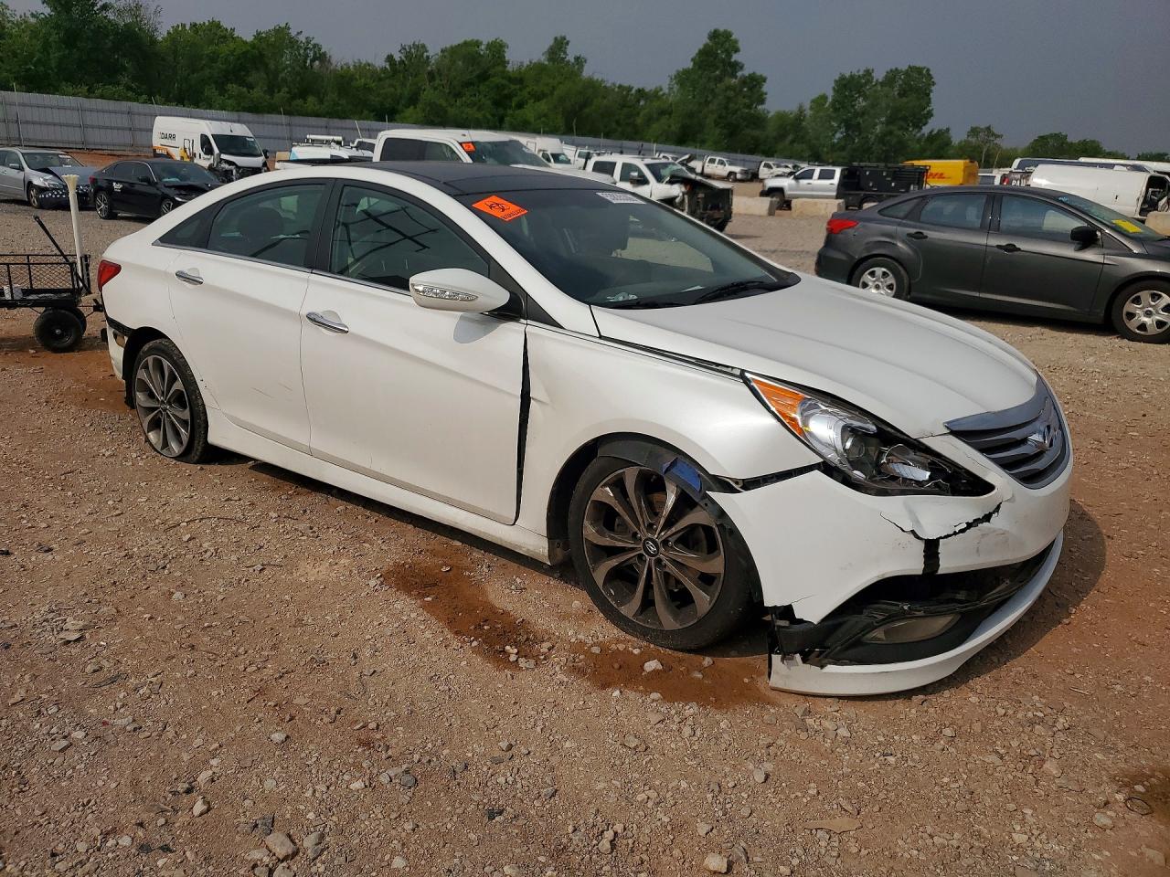 2014 Hyundai Sonata Limited 2.0t Белый vin: 5NPEC4AB1EH839766