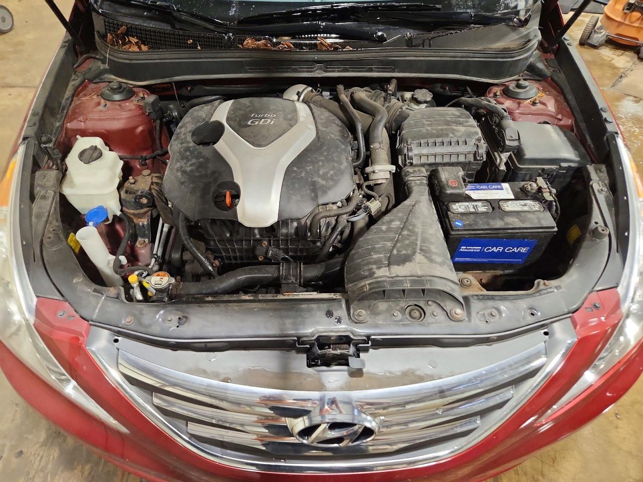 2014 Hyundai Sonata Limited 2.0t Red vin: 5NPEC4AB1EH863971
