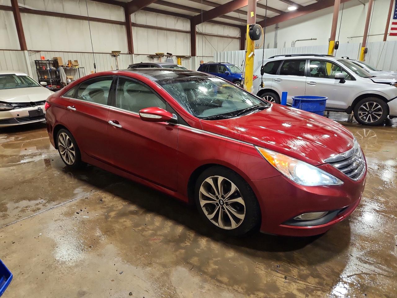 2014 Hyundai Sonata Limited 2.0t Red vin: 5NPEC4AB1EH863971