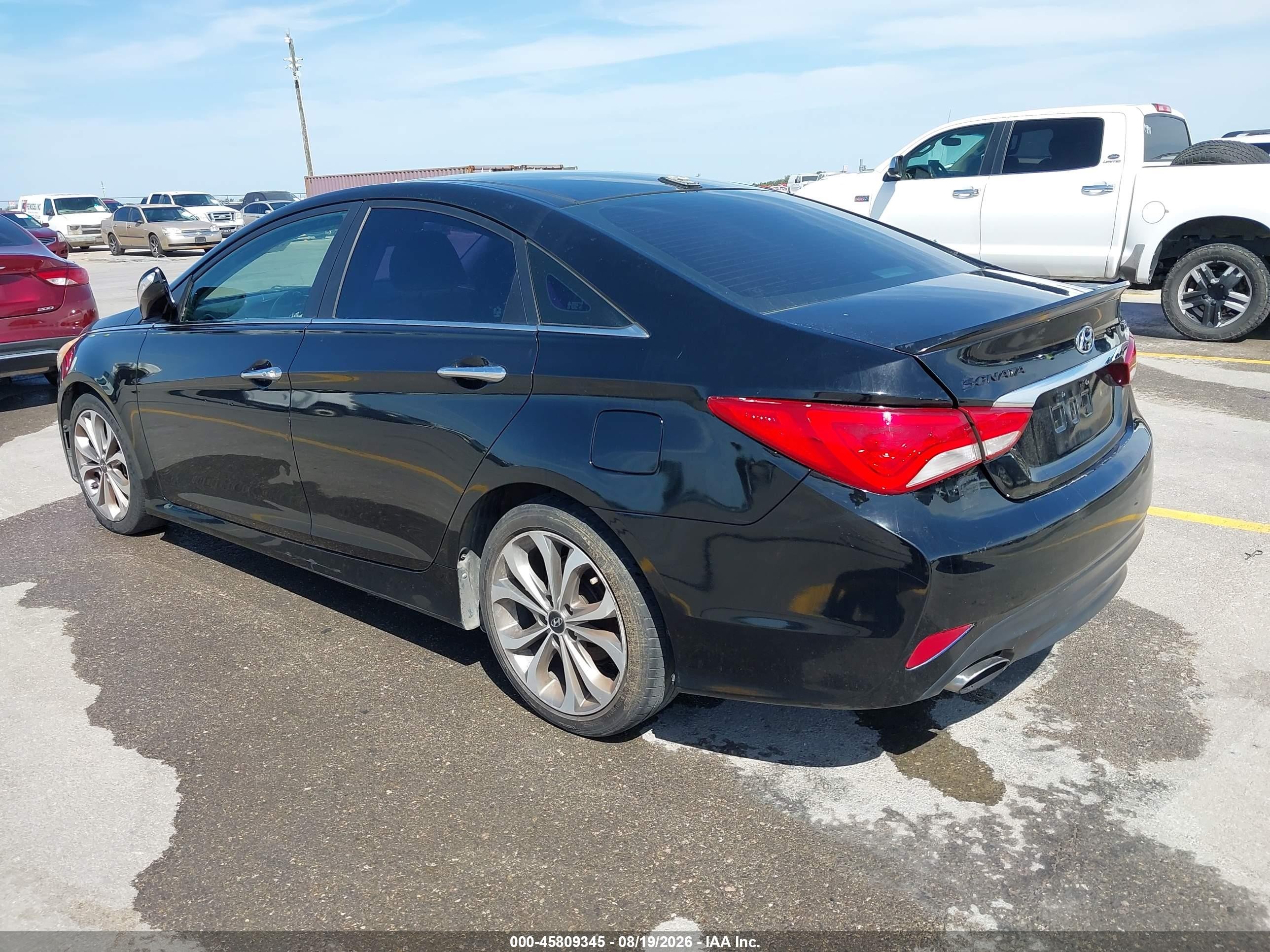 2014 Hyundai Sonata Limited 2.0t Gray vin: 5NPEC4AB1EH865929