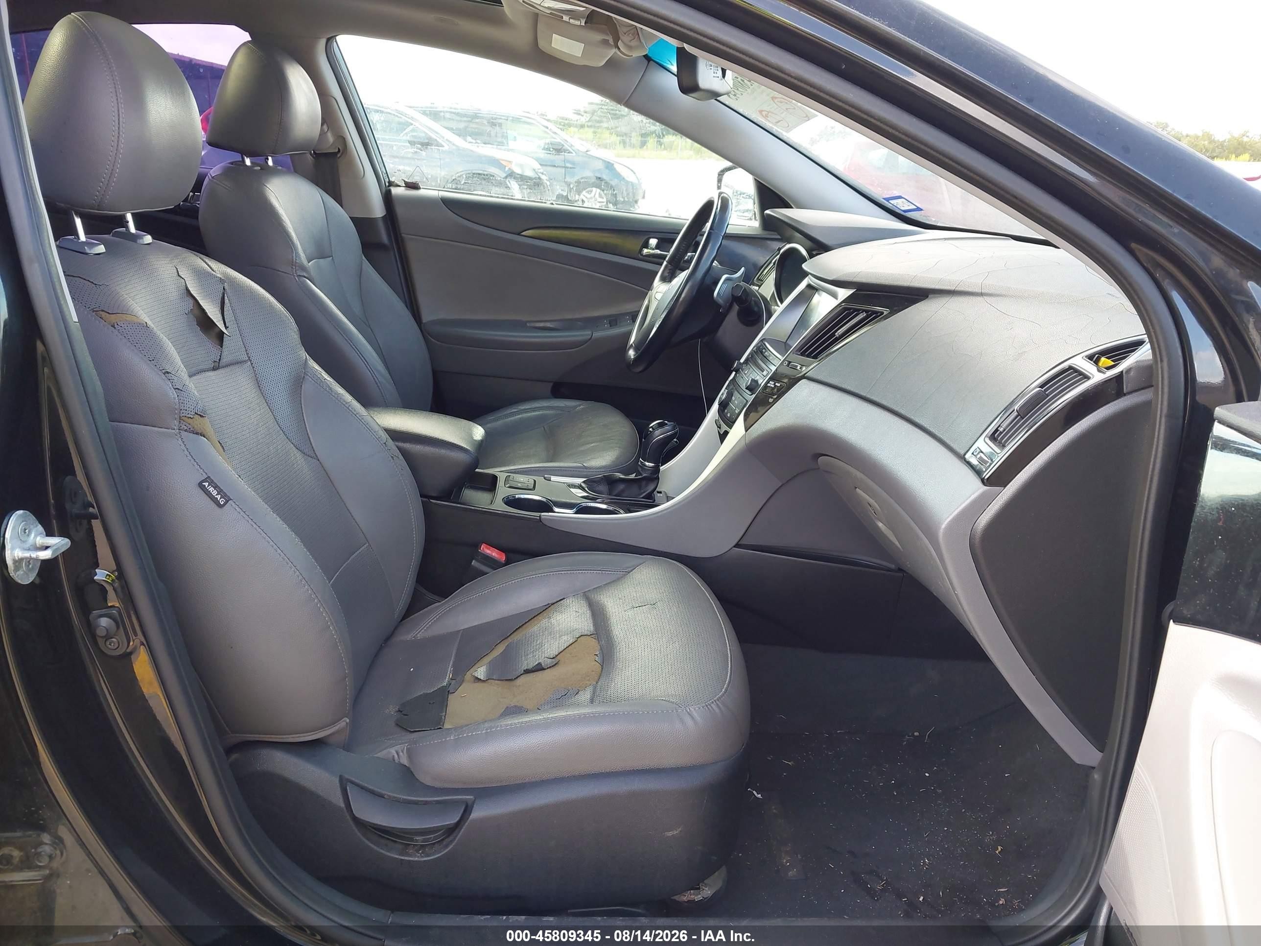2014 Hyundai Sonata Limited 2.0t Gray vin: 5NPEC4AB1EH865929