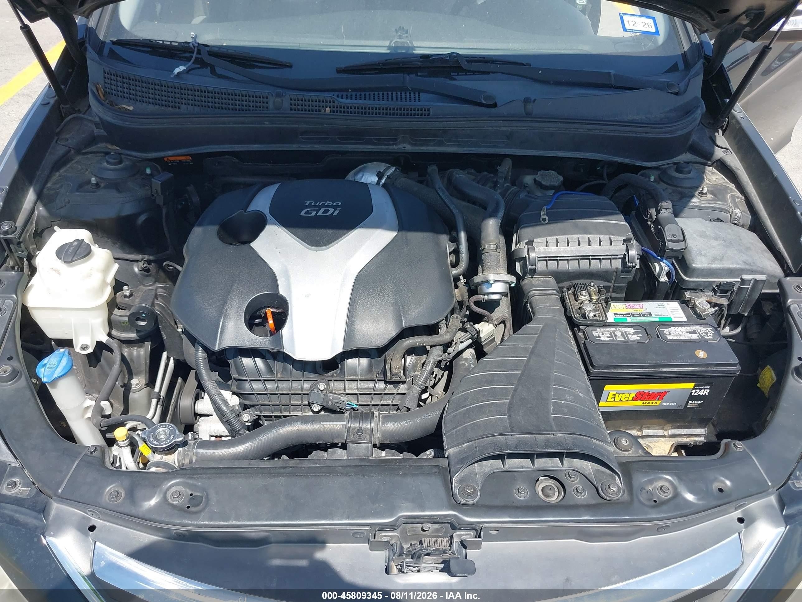 2014 Hyundai Sonata Limited 2.0t Gray vin: 5NPEC4AB1EH865929