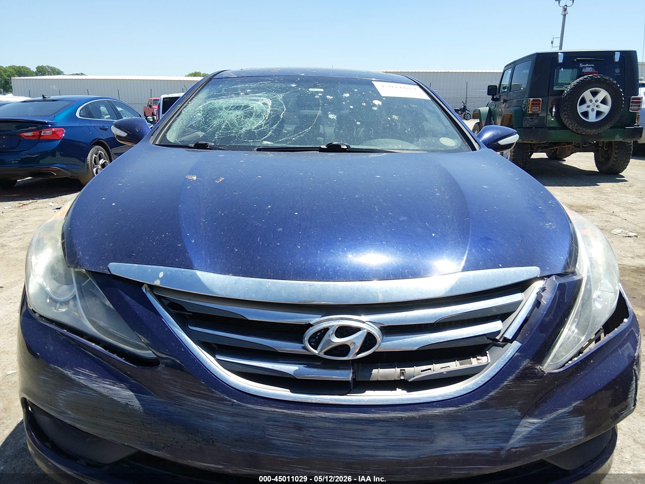 2014 Hyundai Sonata Limited 2.0t Blue vin: 5NPEC4AB1EH895531