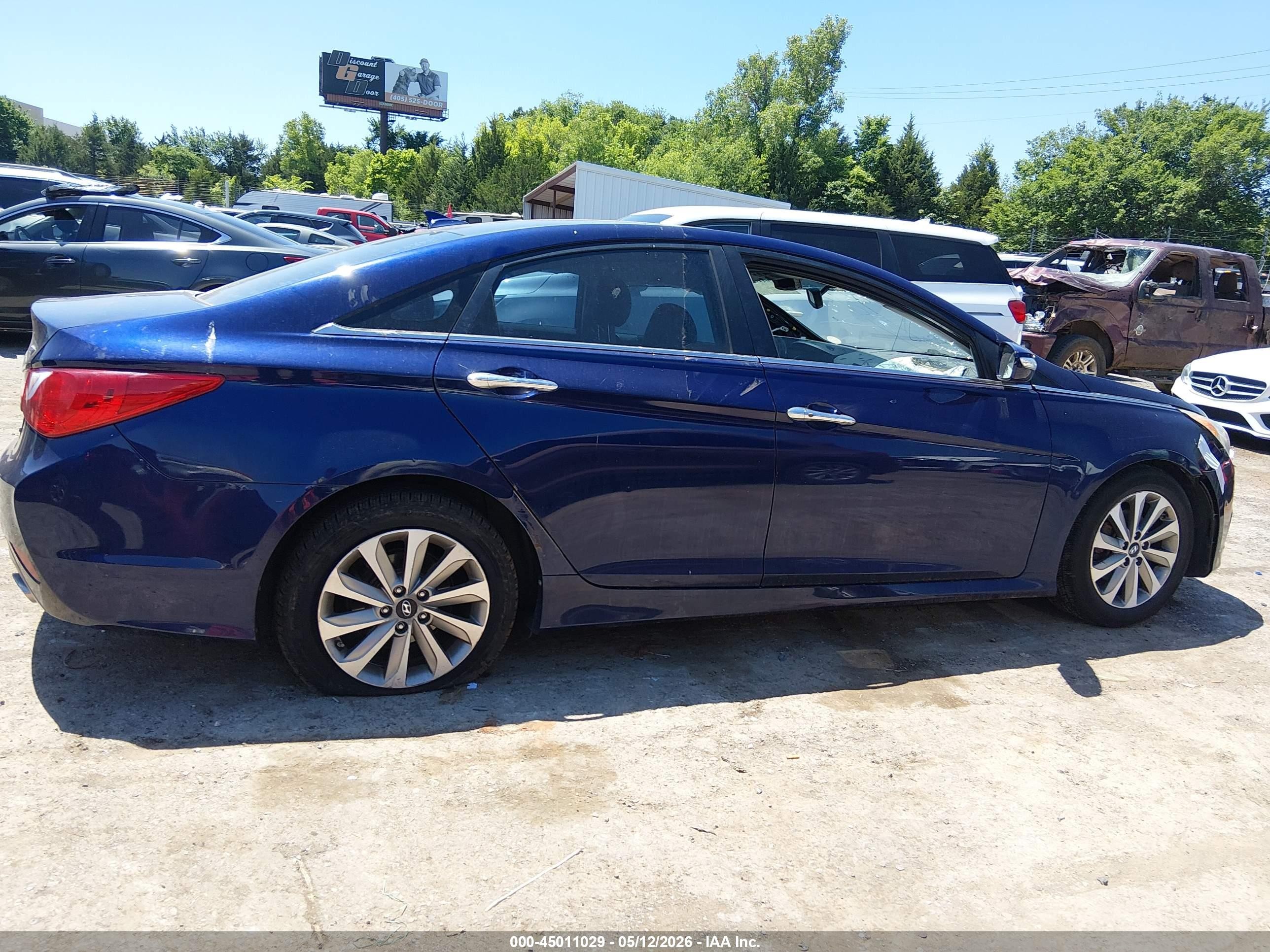 2014 Hyundai Sonata Limited 2.0t Blue vin: 5NPEC4AB1EH895531