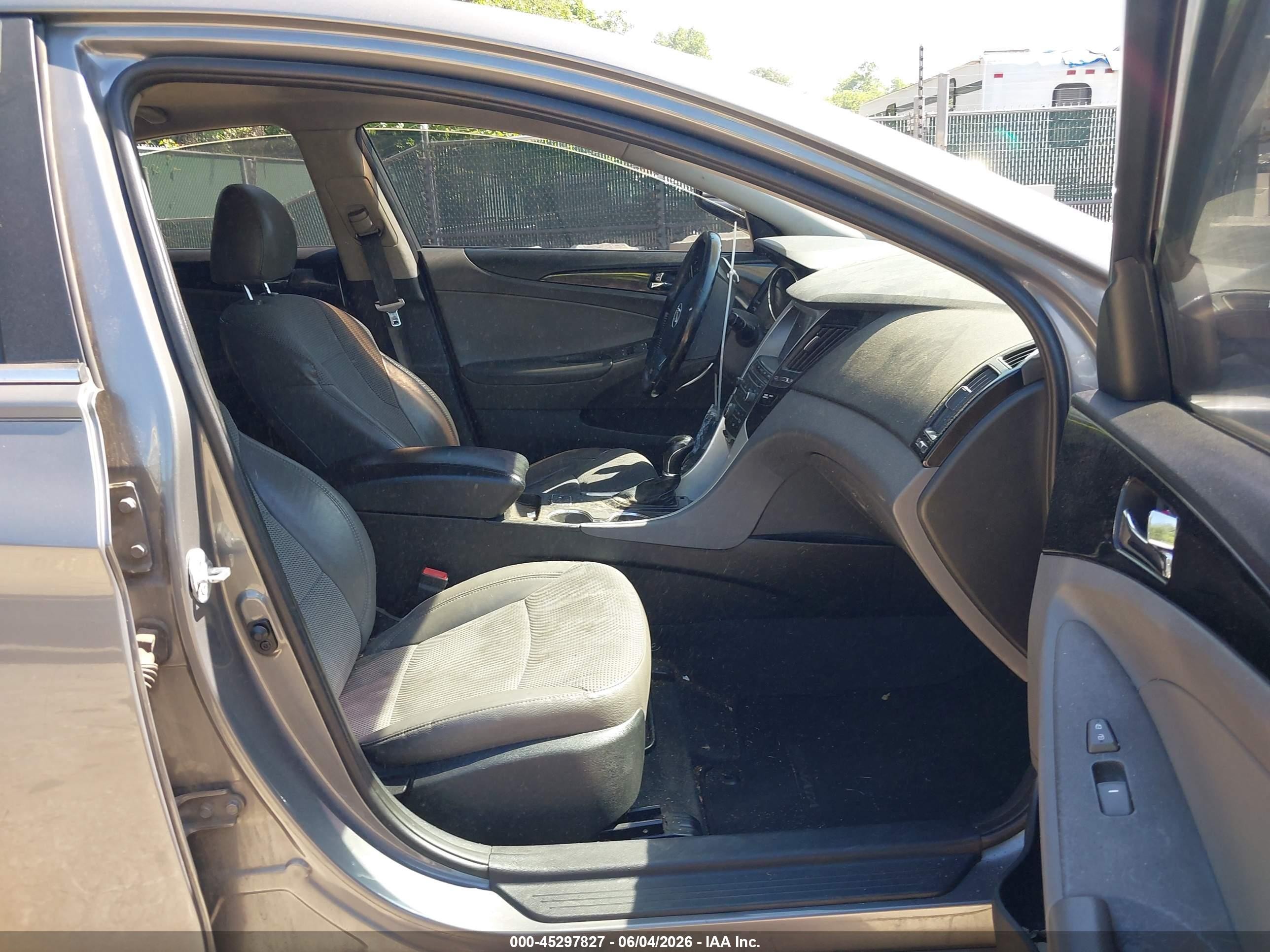 2014 Hyundai Sonata Se 2.0t Gray vin: 5NPEC4AB1EH900176