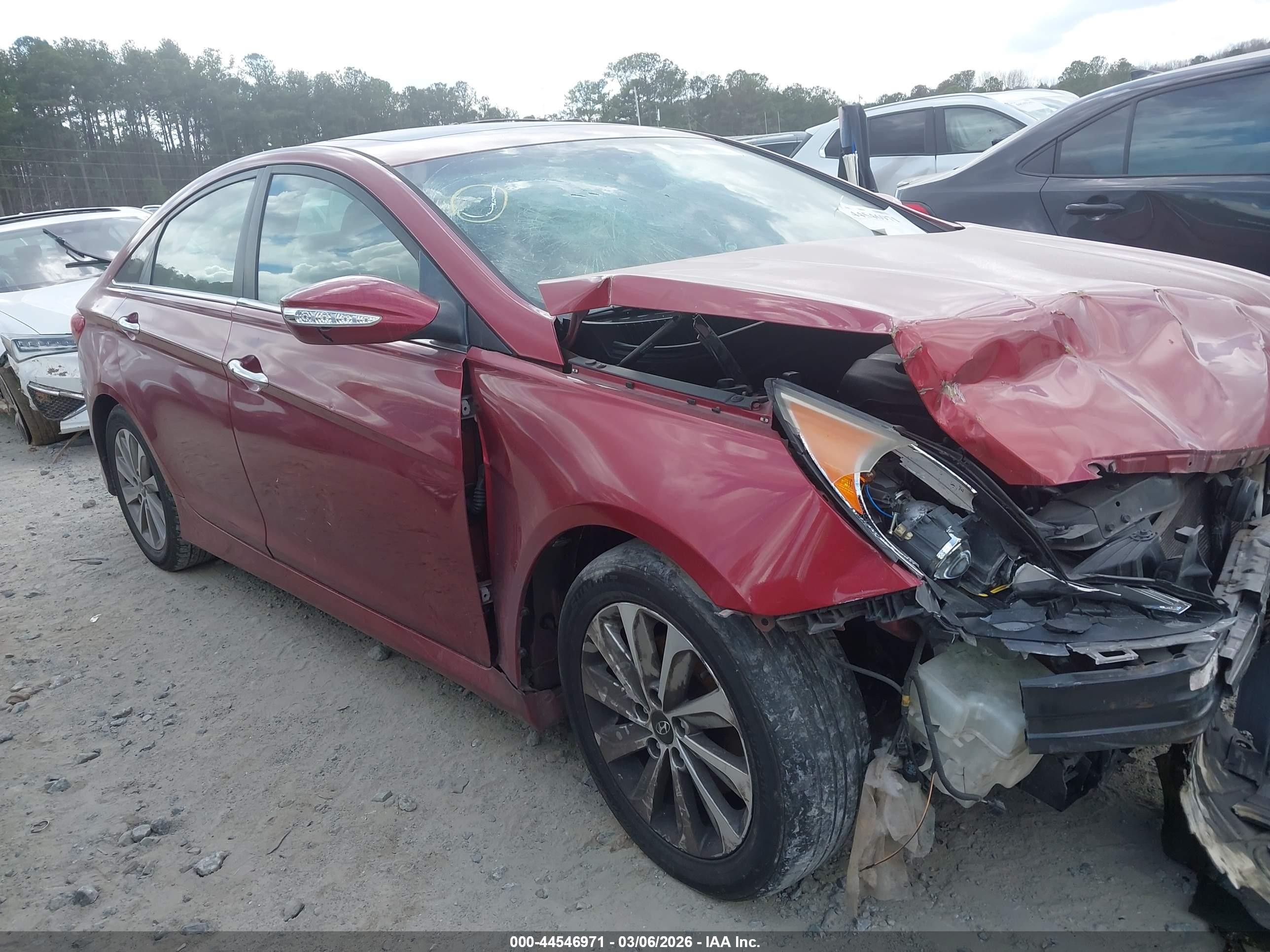 2014 Hyundai Sonata Limited 2.0t Red vin: 5NPEC4AB1EH943724