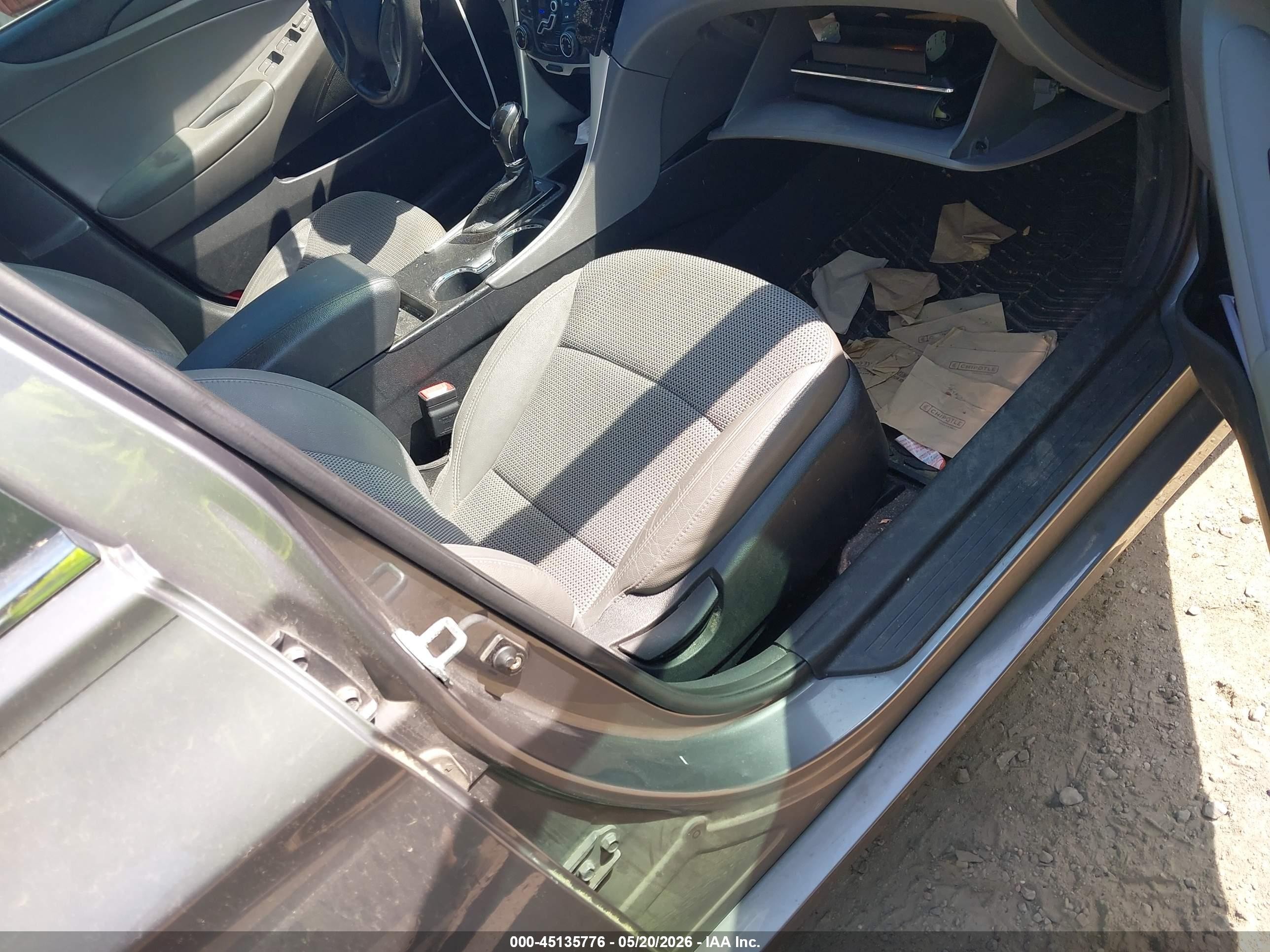 2011 Hyundai Sonata Se 2.0t Gray vin: 5NPEC4AB2BH230004
