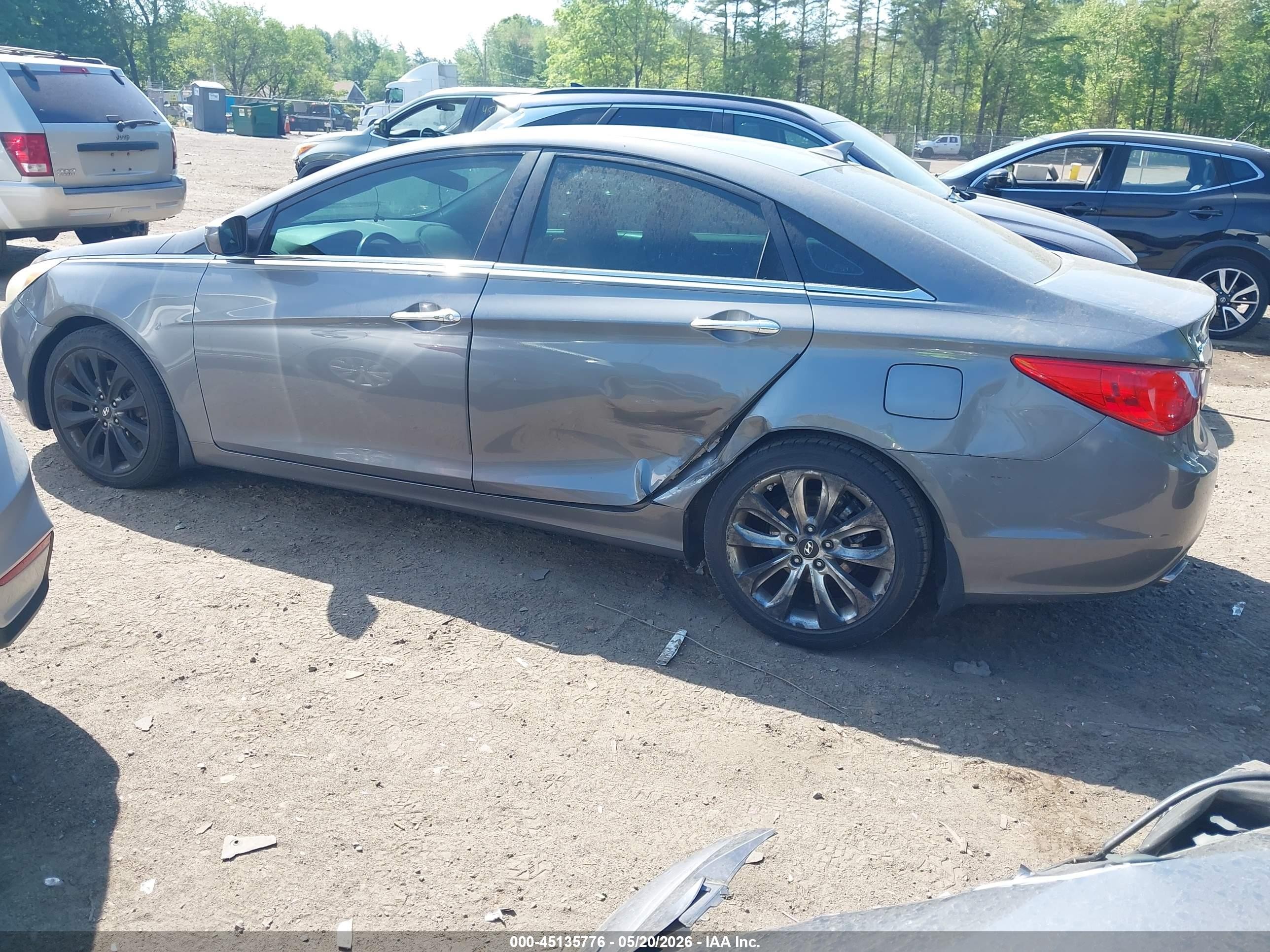 2011 Hyundai Sonata Se 2.0t Gray vin: 5NPEC4AB2BH230004