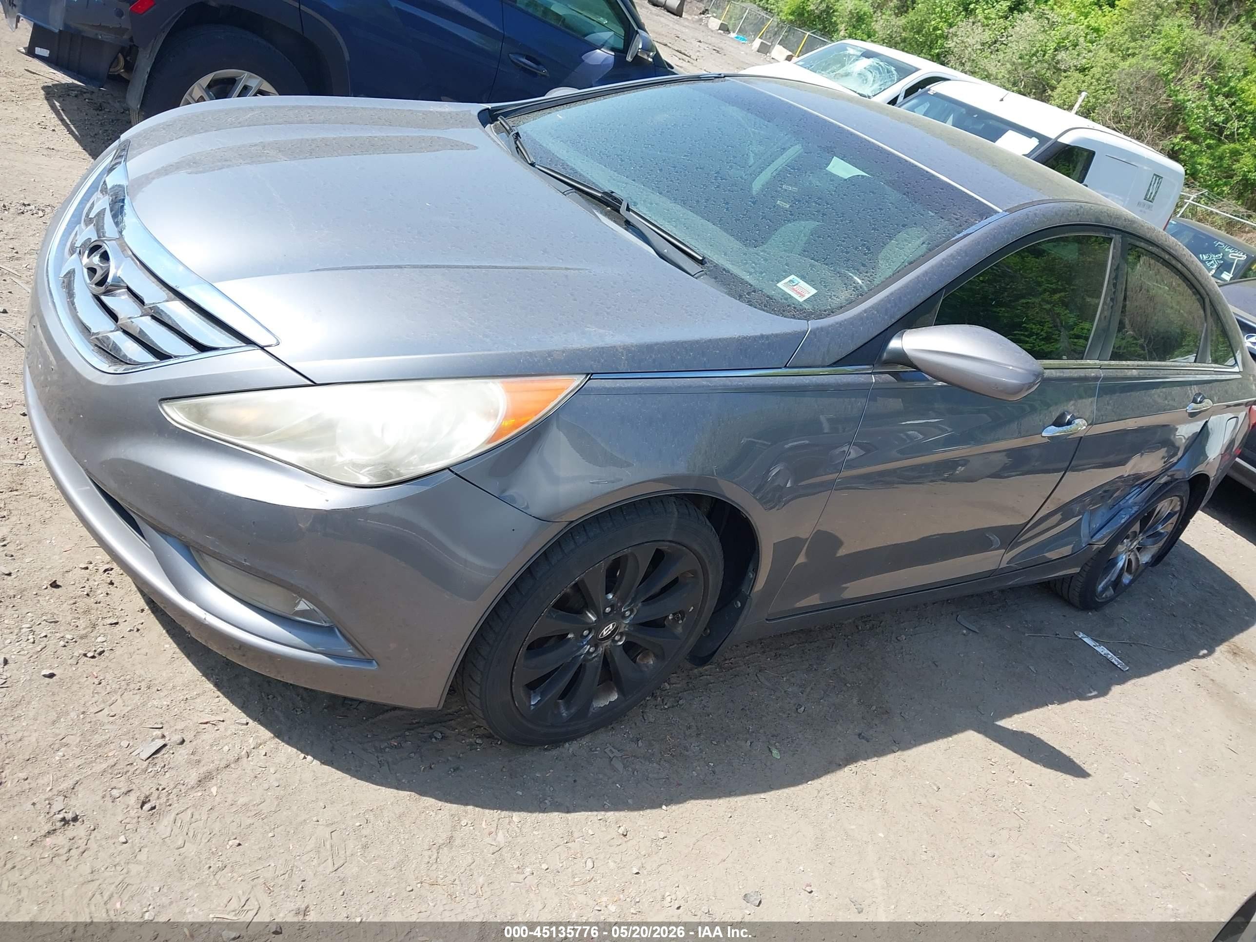 2011 Hyundai Sonata Se 2.0t Gray vin: 5NPEC4AB2BH230004