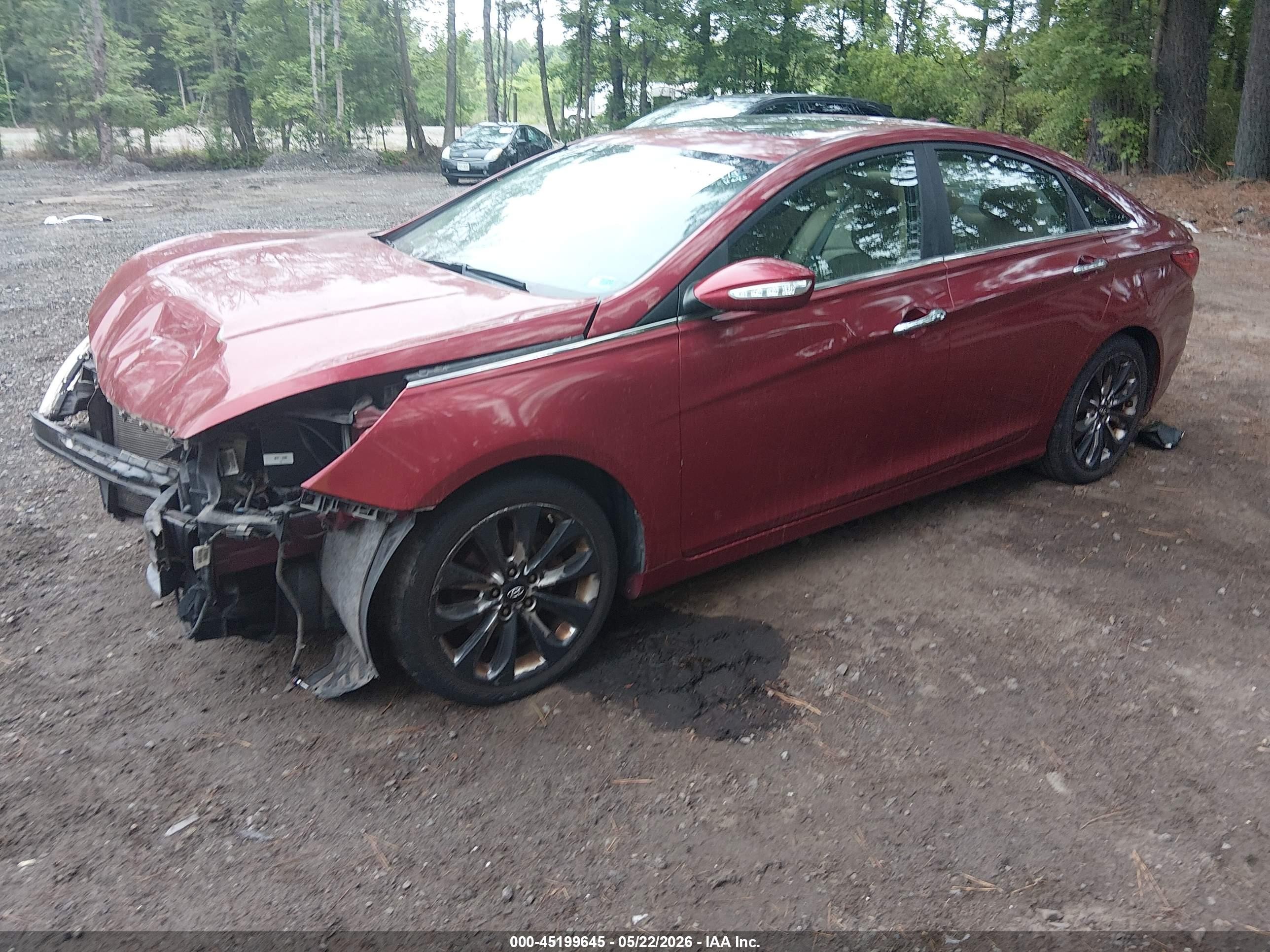 2011 Hyundai Sonata Limited 2.0t Red vin: 5NPEC4AB2BH232092