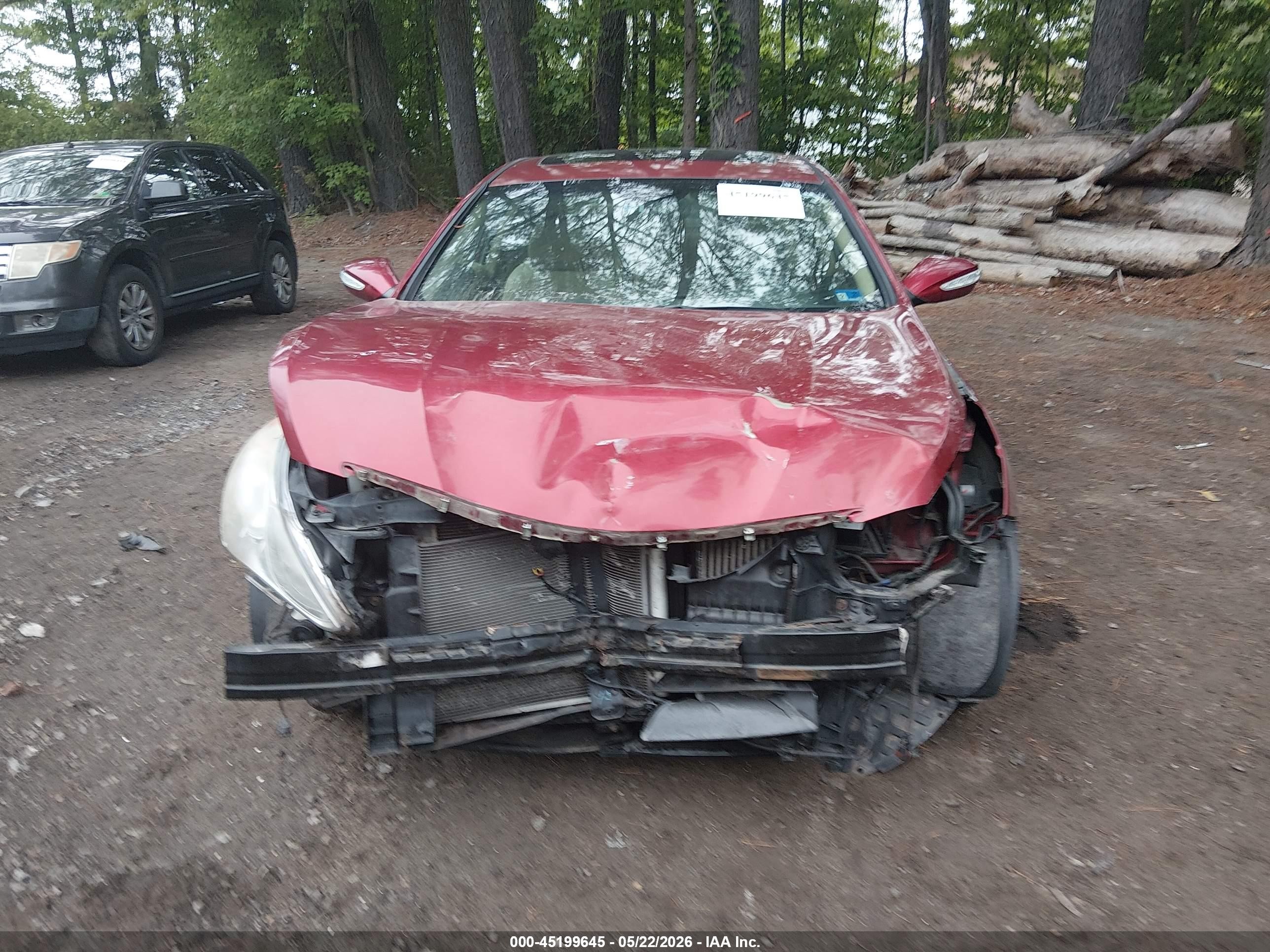 2011 Hyundai Sonata Limited 2.0t Red vin: 5NPEC4AB2BH232092