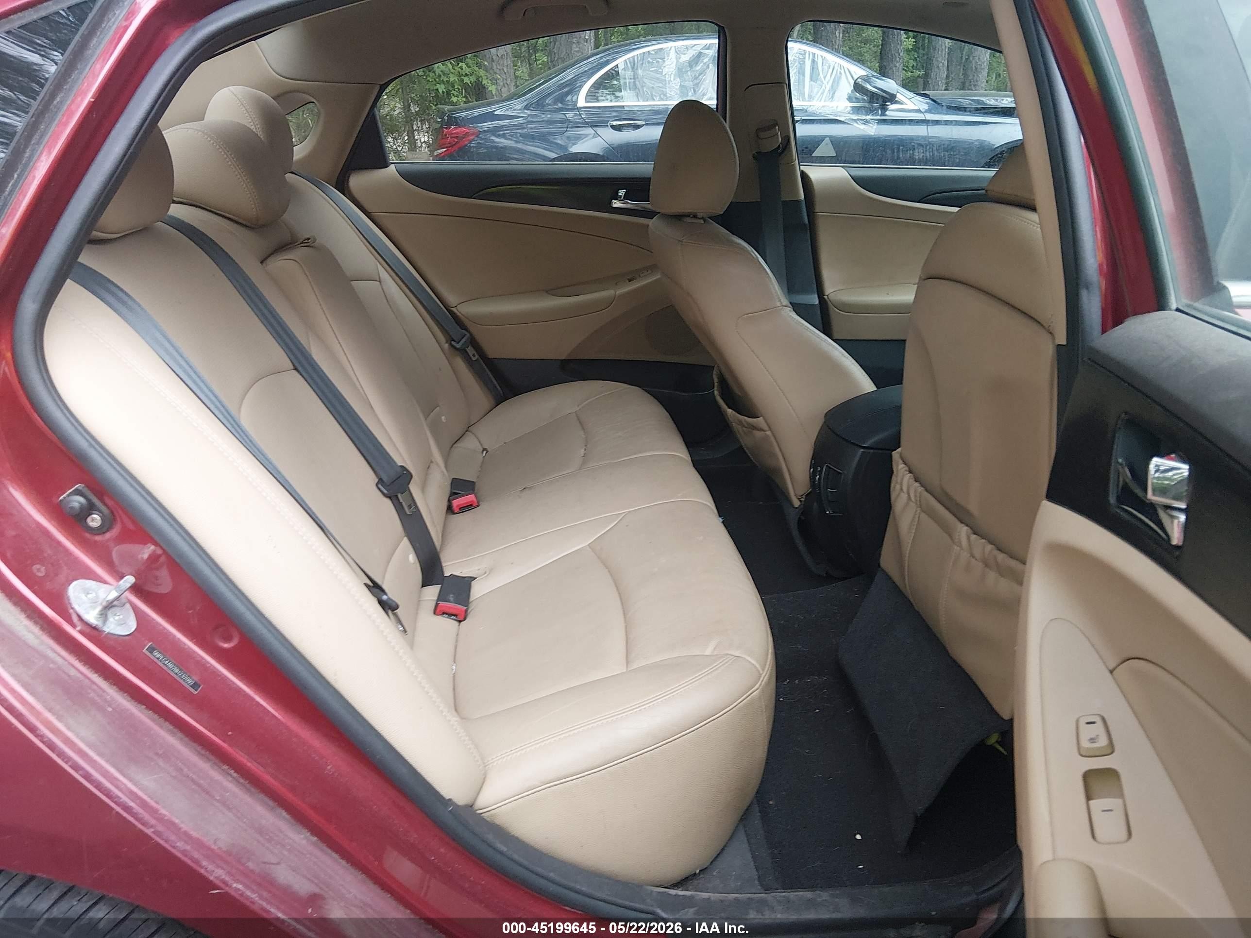 2011 Hyundai Sonata Limited 2.0t Red vin: 5NPEC4AB2BH232092