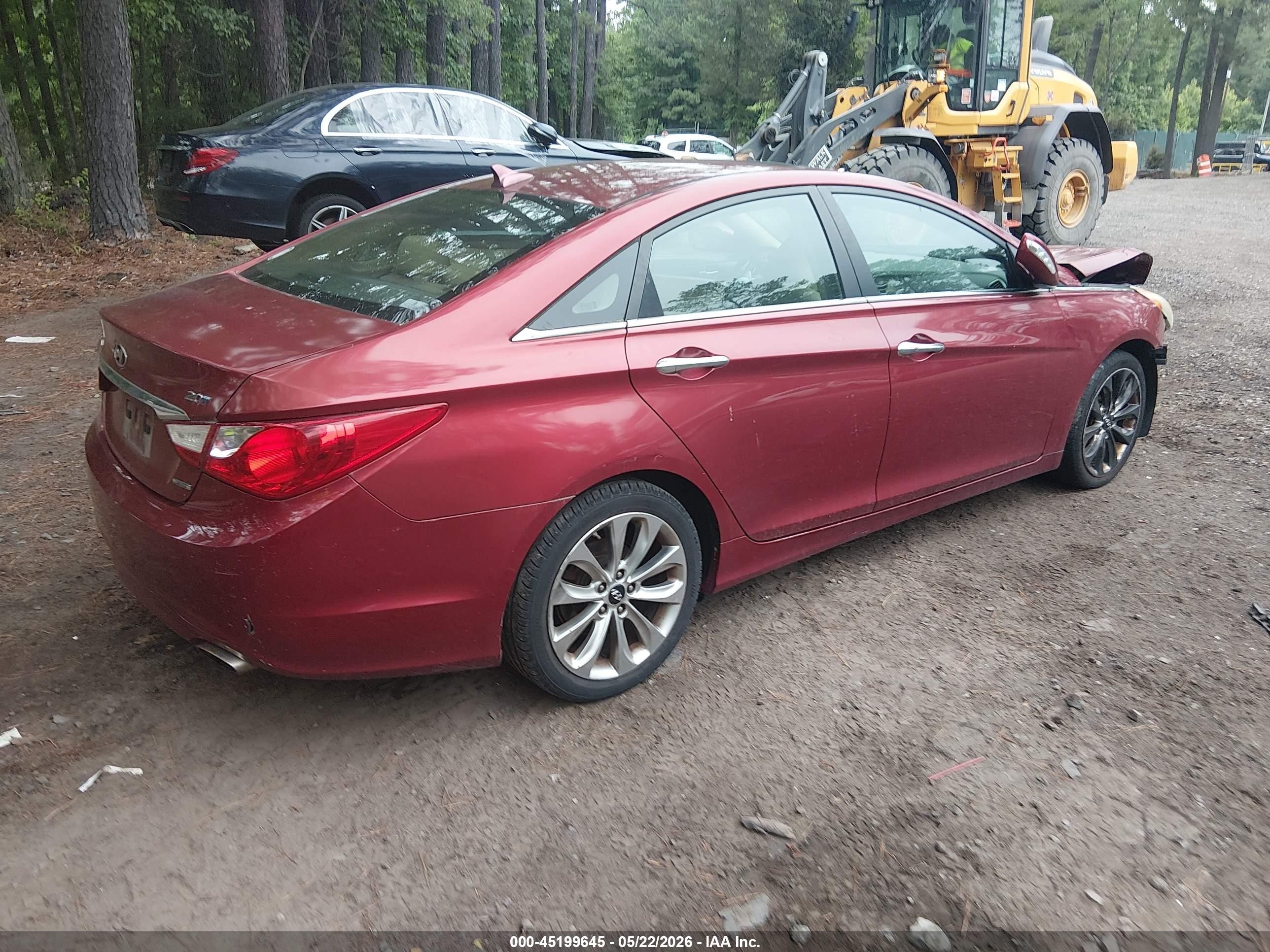 2011 Hyundai Sonata Limited 2.0t Red vin: 5NPEC4AB2BH232092