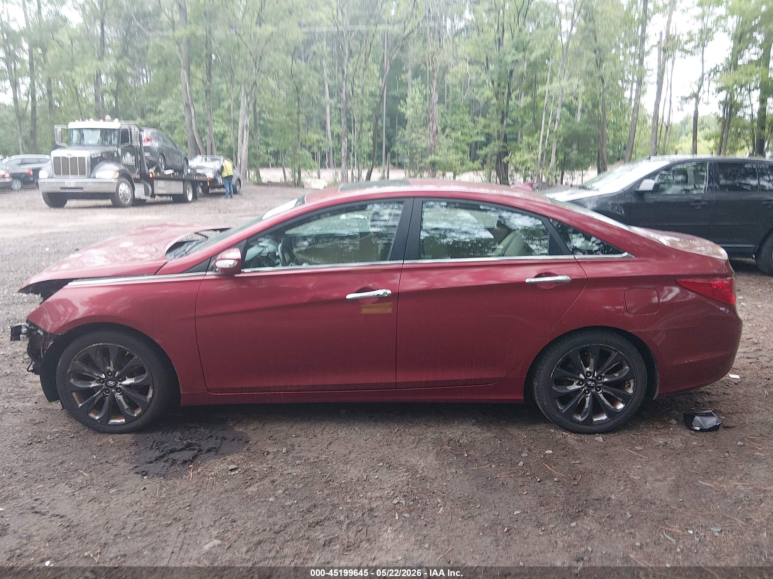 2011 Hyundai Sonata Limited 2.0t Red vin: 5NPEC4AB2BH232092