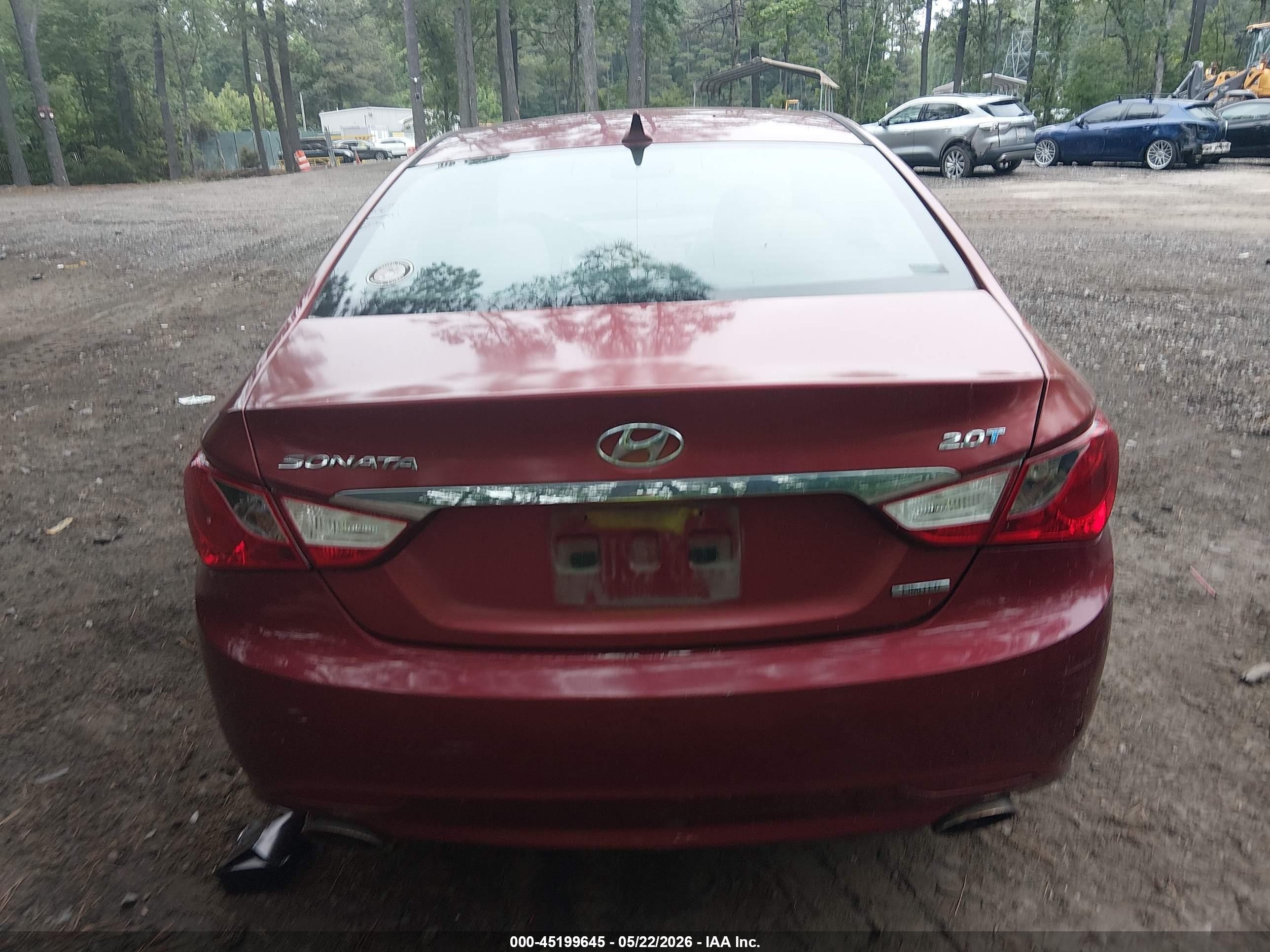 2011 Hyundai Sonata Limited 2.0t Red vin: 5NPEC4AB2BH232092