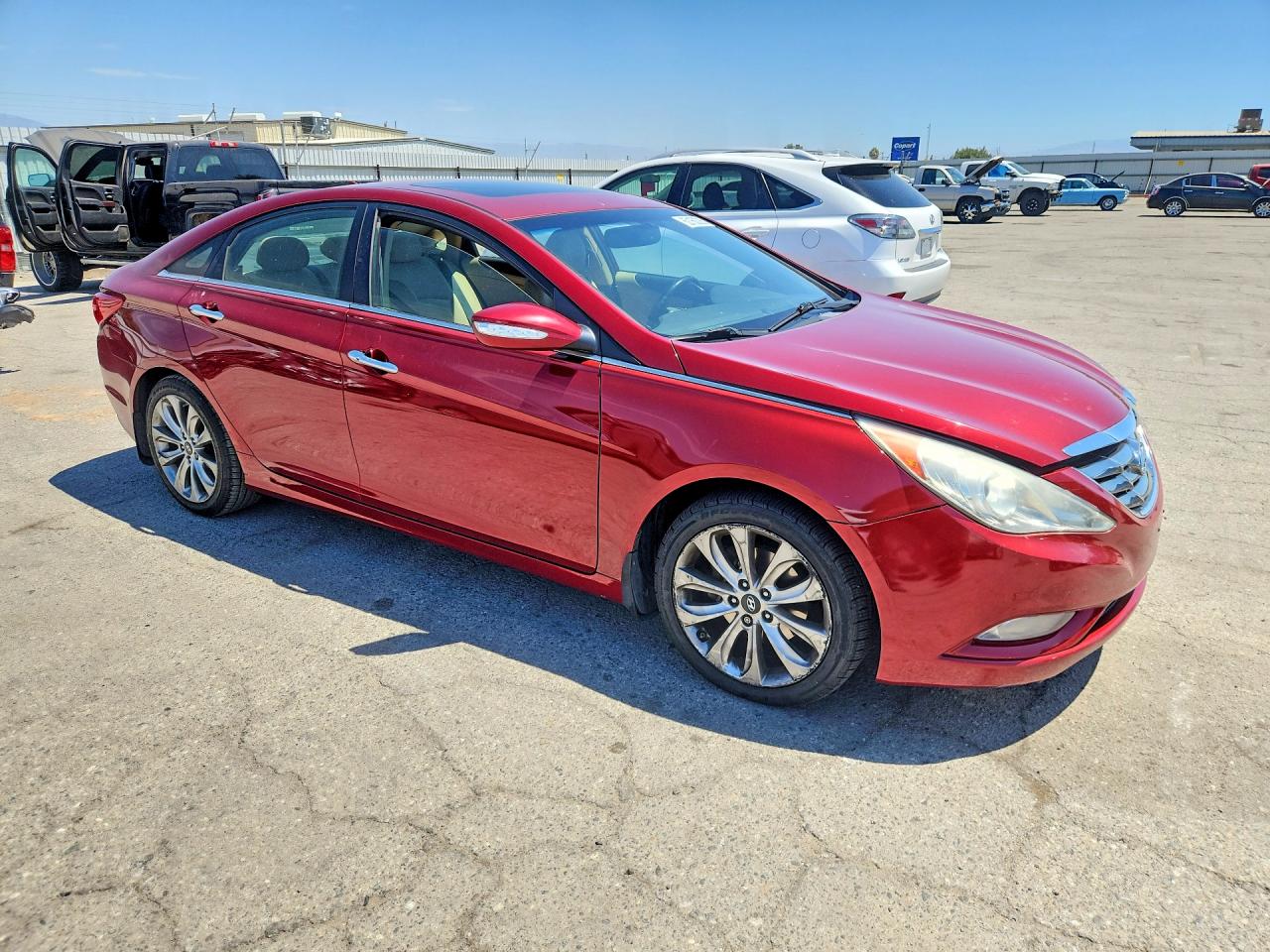 2011 Hyundai Sonata Limited 2.0t Red vin: 5NPEC4AB2BH263651