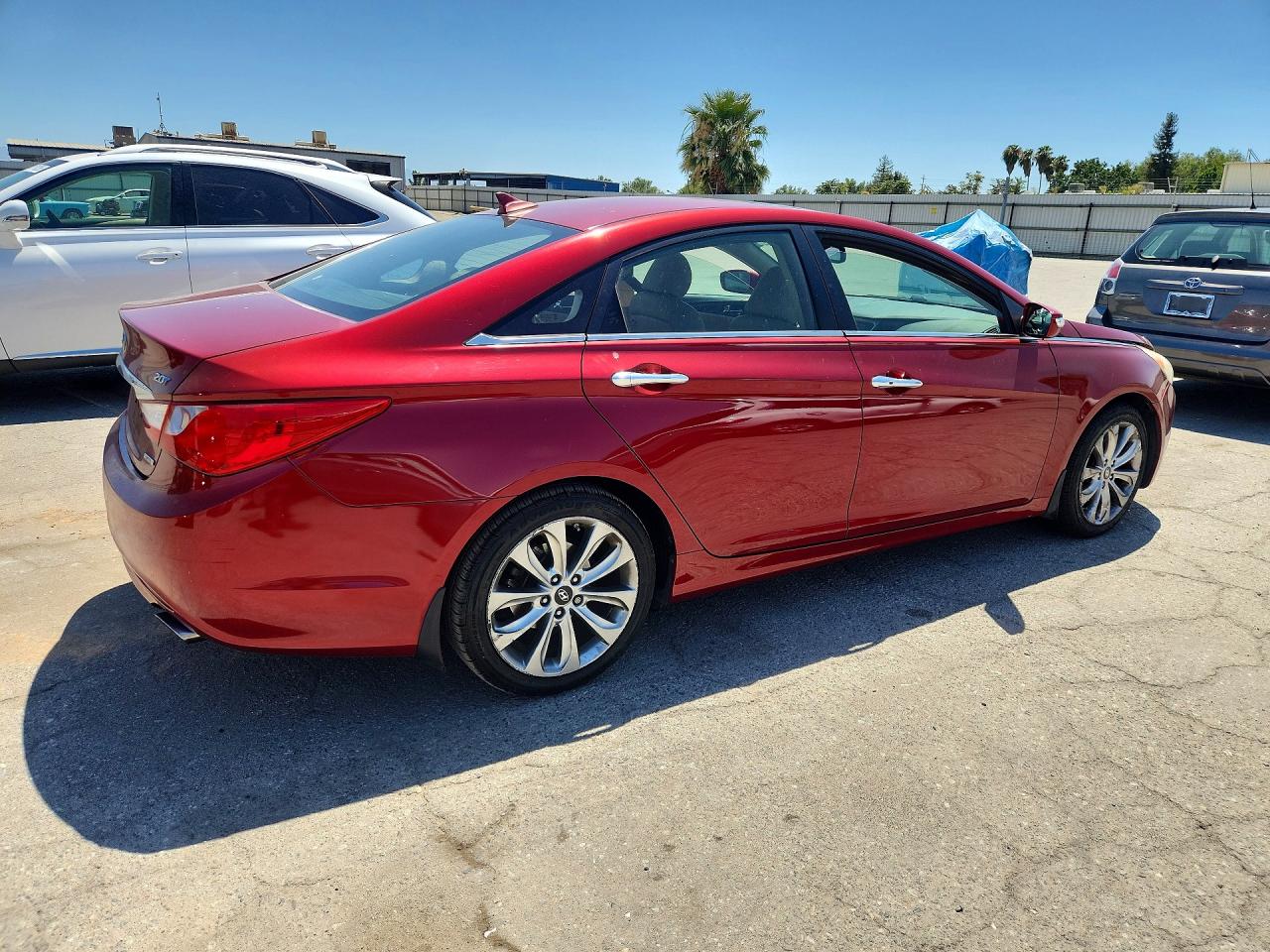 2011 Hyundai Sonata Limited 2.0t Red vin: 5NPEC4AB2BH263651
