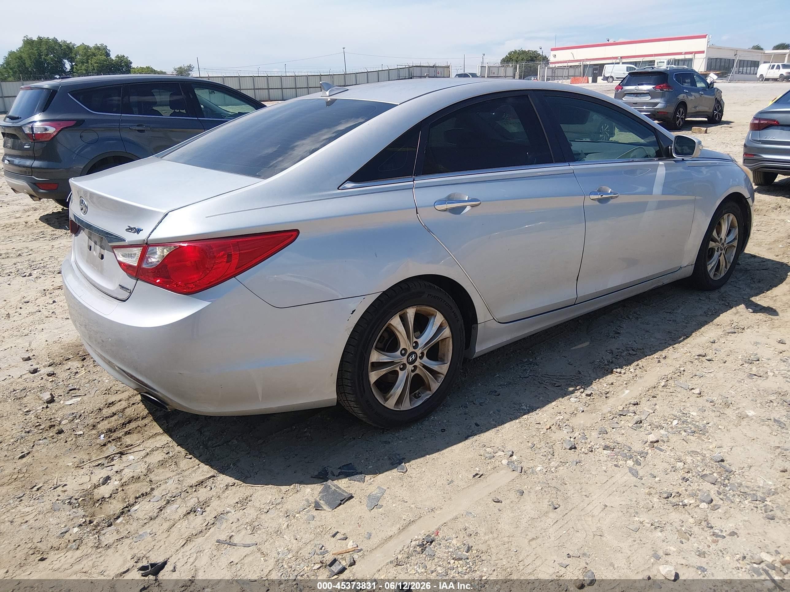 2011 Hyundai Sonata Limited 2.0t Silver vin: 5NPEC4AB2BH305087