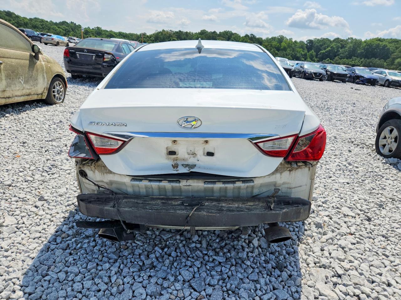 2011 Hyundai Sonata Se 2.0t White vin: 5NPEC4AB2BH316414