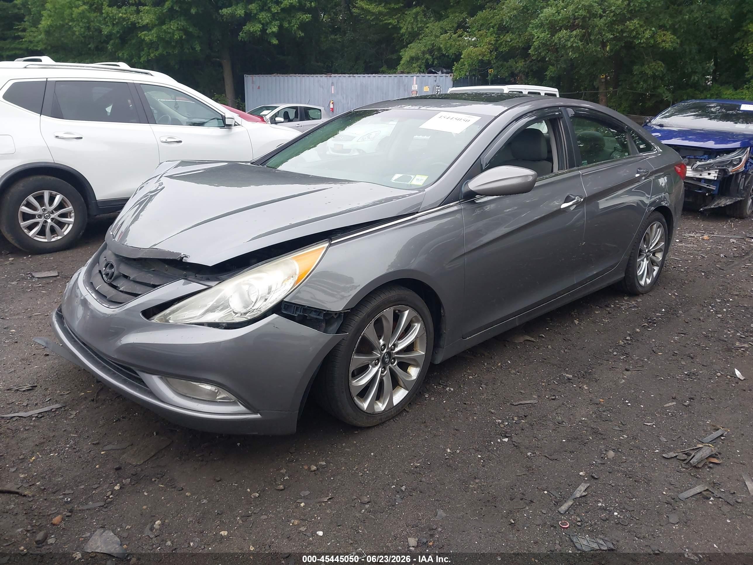 2011 Hyundai Sonata Se 2.0t Серый vin: 5NPEC4AB2BH317112