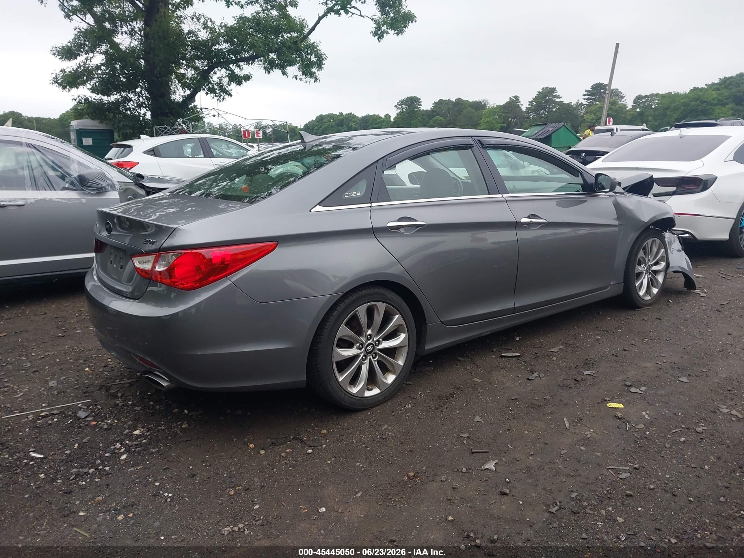 2011 Hyundai Sonata Se 2.0t Серый vin: 5NPEC4AB2BH317112