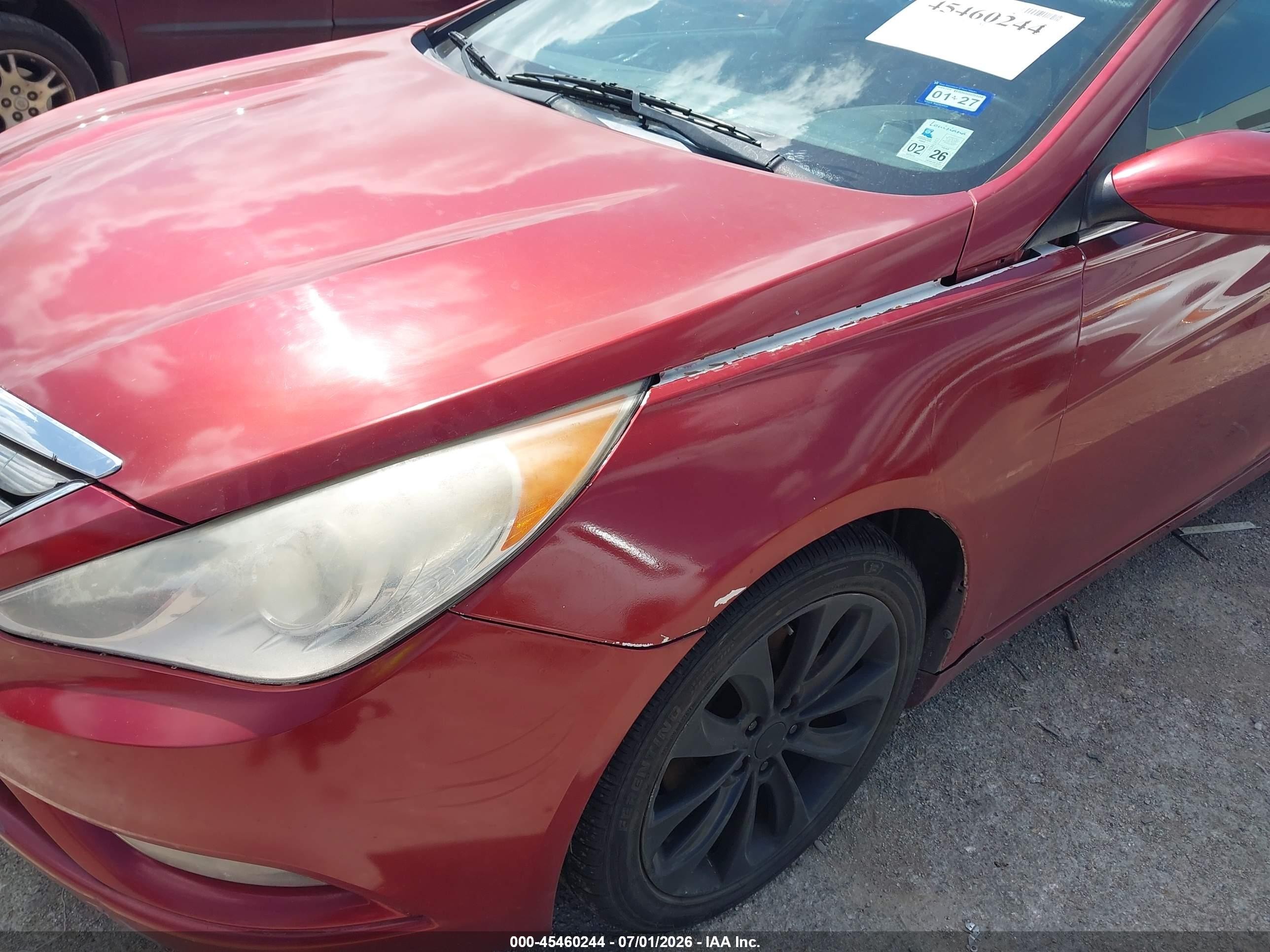 2012 Hyundai Sonata Se 2.0t Red vin: 5NPEC4AB2CH326975