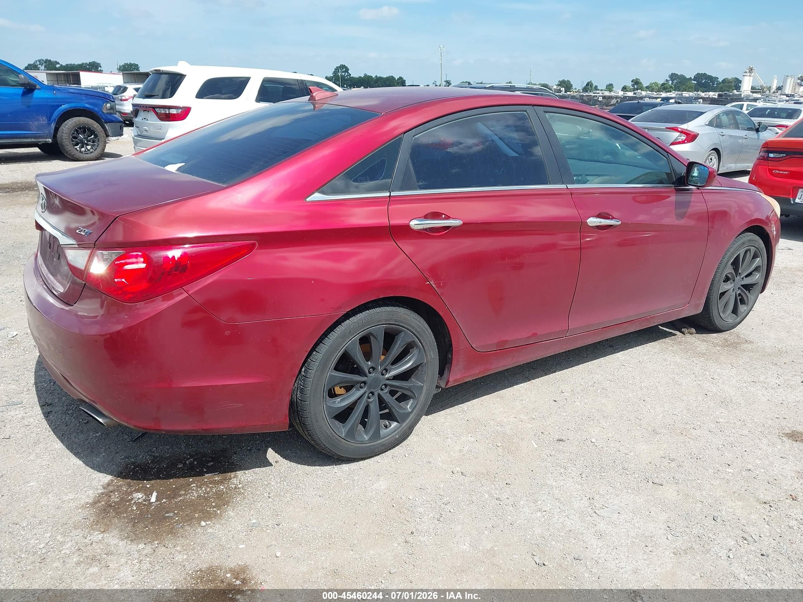 2012 Hyundai Sonata Se 2.0t Red vin: 5NPEC4AB2CH326975