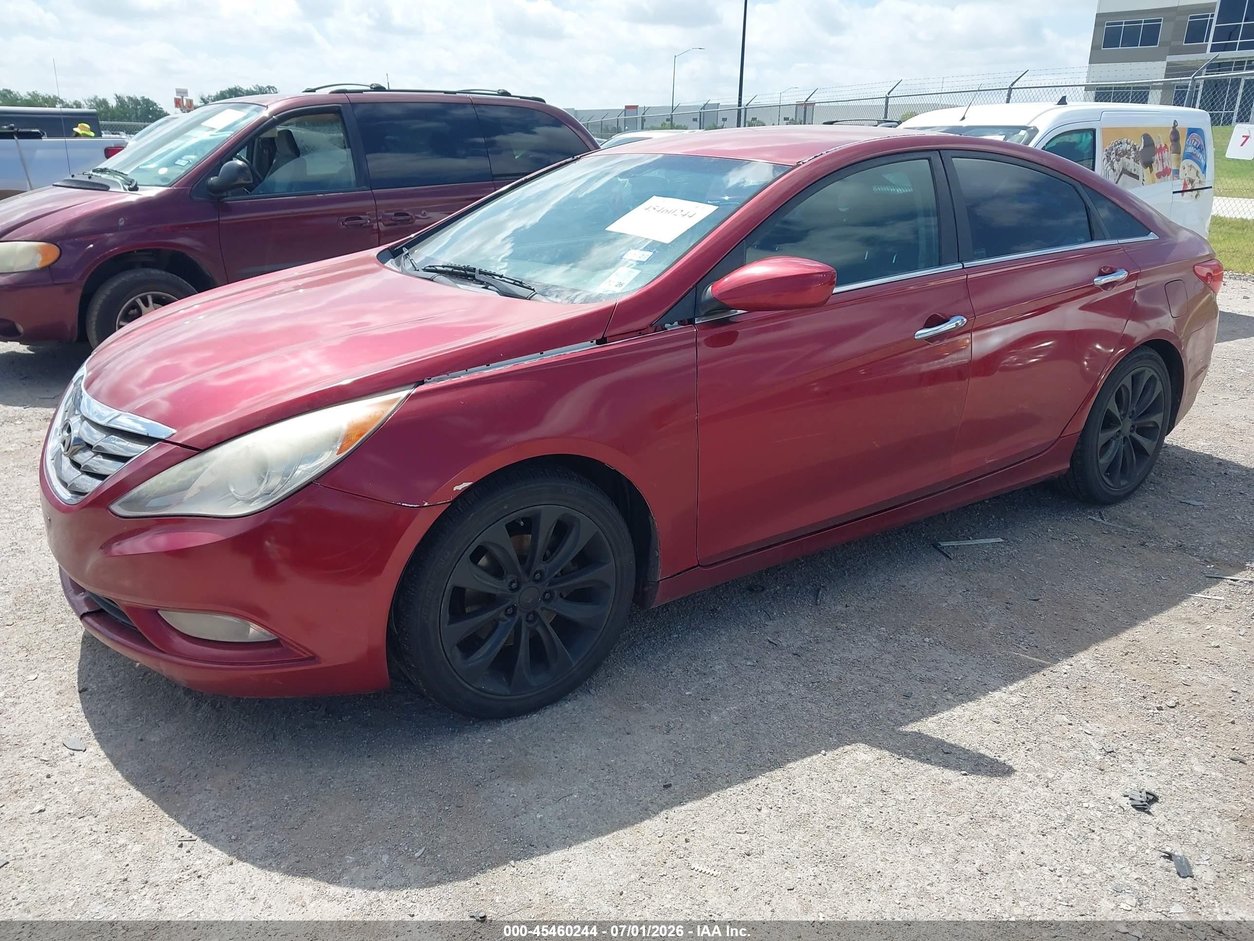 2012 Hyundai Sonata Se 2.0t Red vin: 5NPEC4AB2CH326975