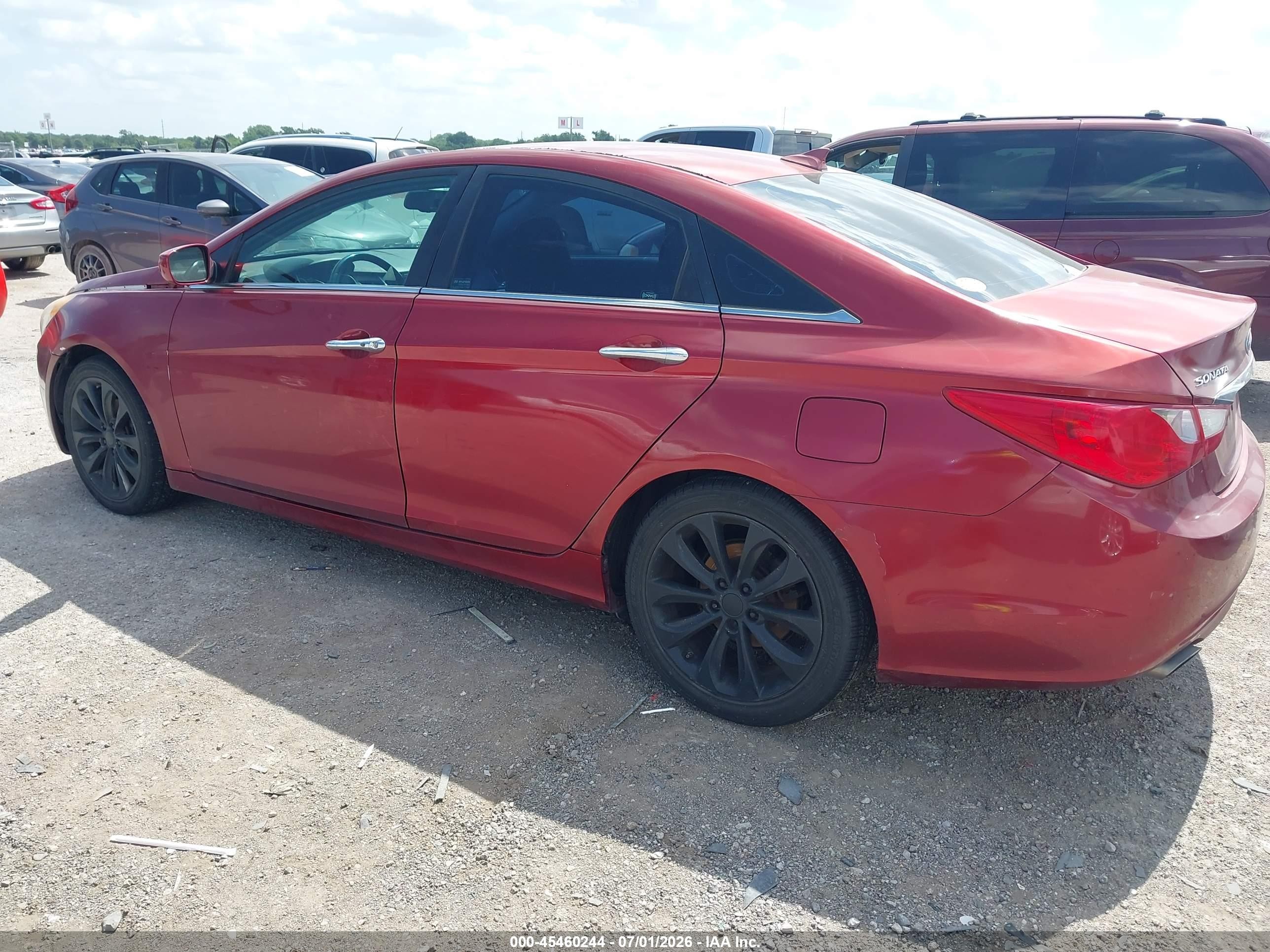 2012 Hyundai Sonata Se 2.0t Red vin: 5NPEC4AB2CH326975