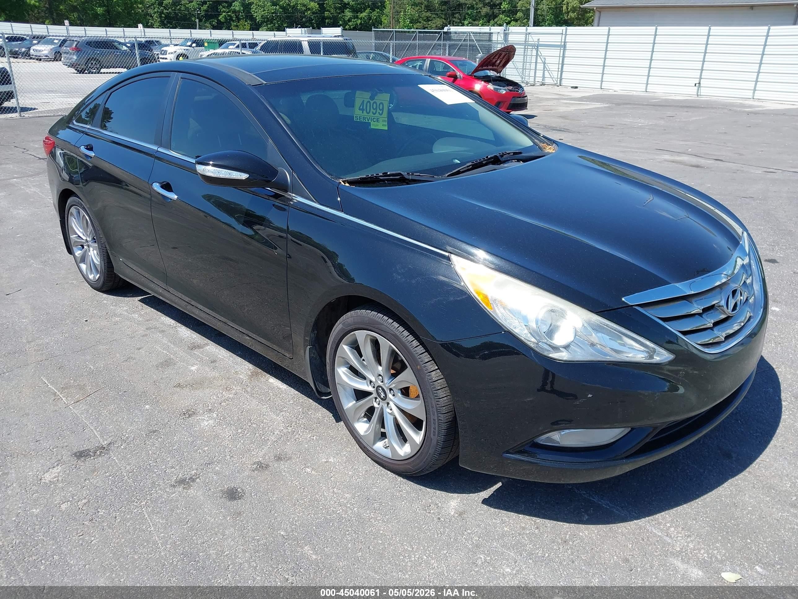 2012 Hyundai Sonata Limited 2.0t Black vin: 5NPEC4AB2CH410424