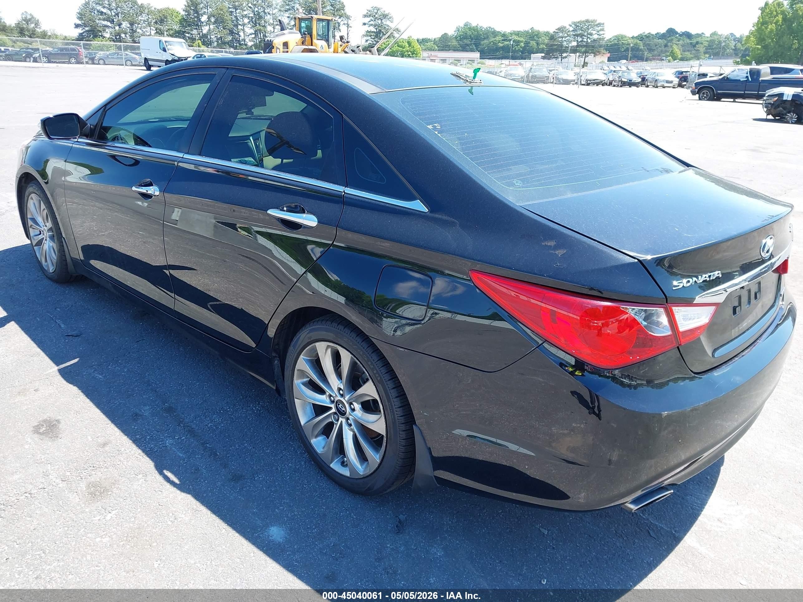 2012 Hyundai Sonata Limited 2.0t Black vin: 5NPEC4AB2CH410424