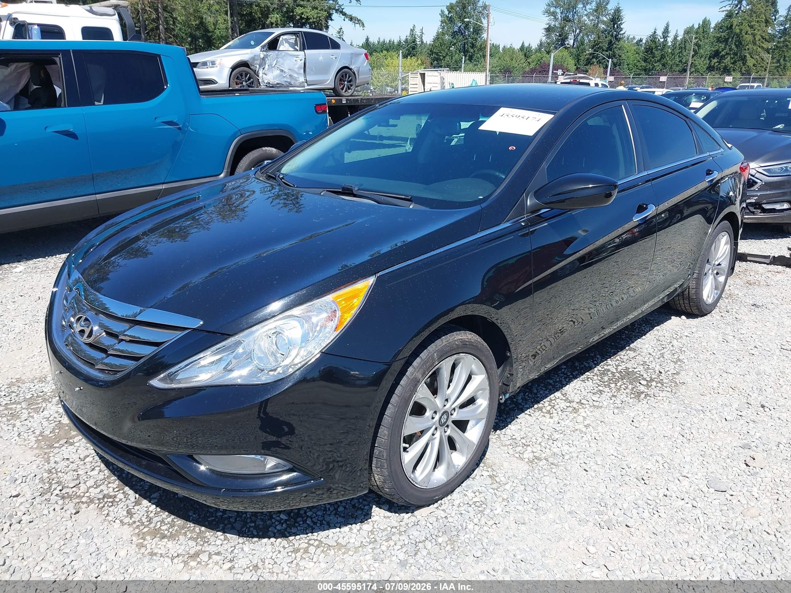 2012 Hyundai Sonata Se 2.0t Black vin: 5NPEC4AB2CH426817
