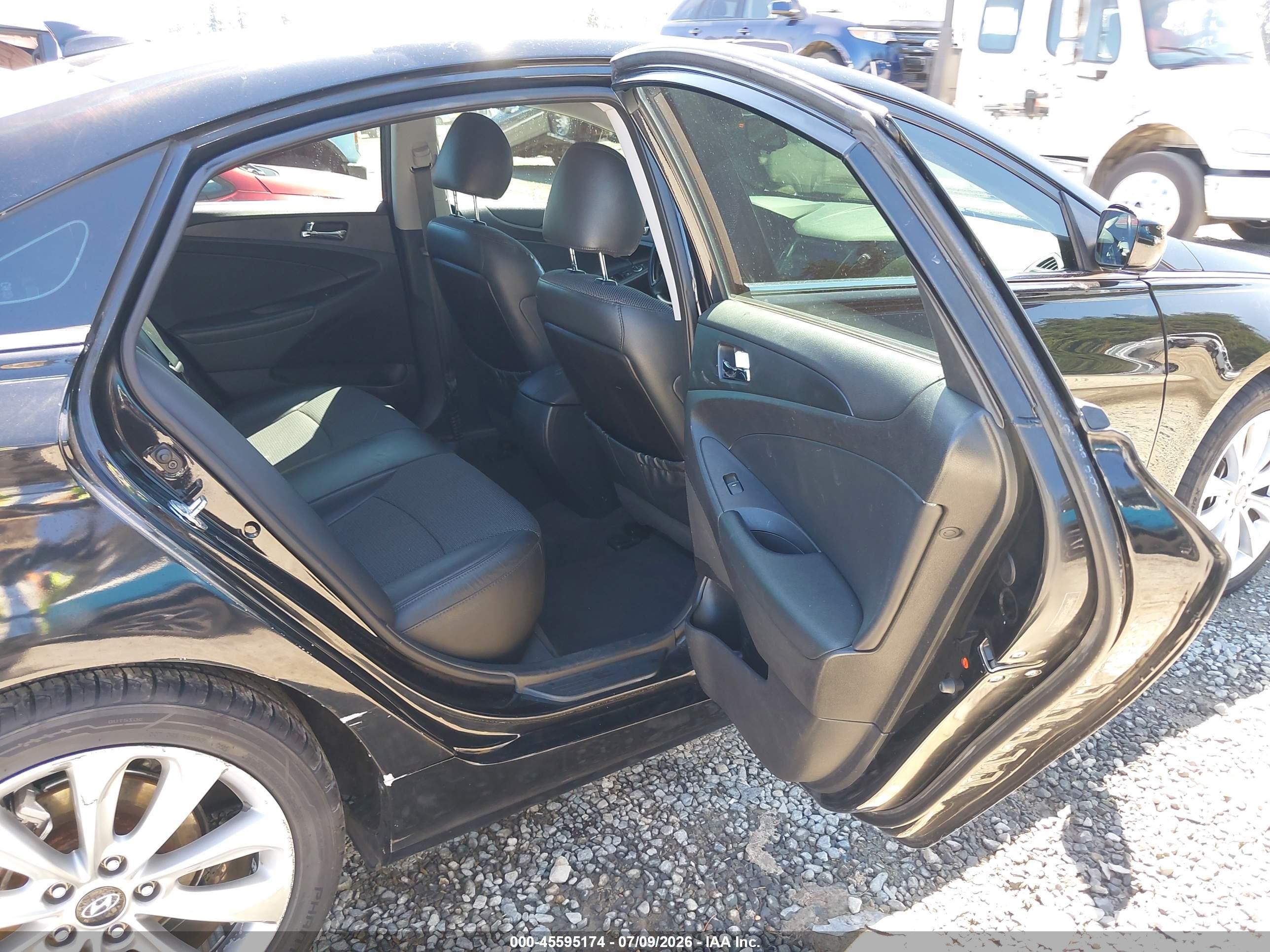 2012 Hyundai Sonata Se 2.0t Black vin: 5NPEC4AB2CH426817