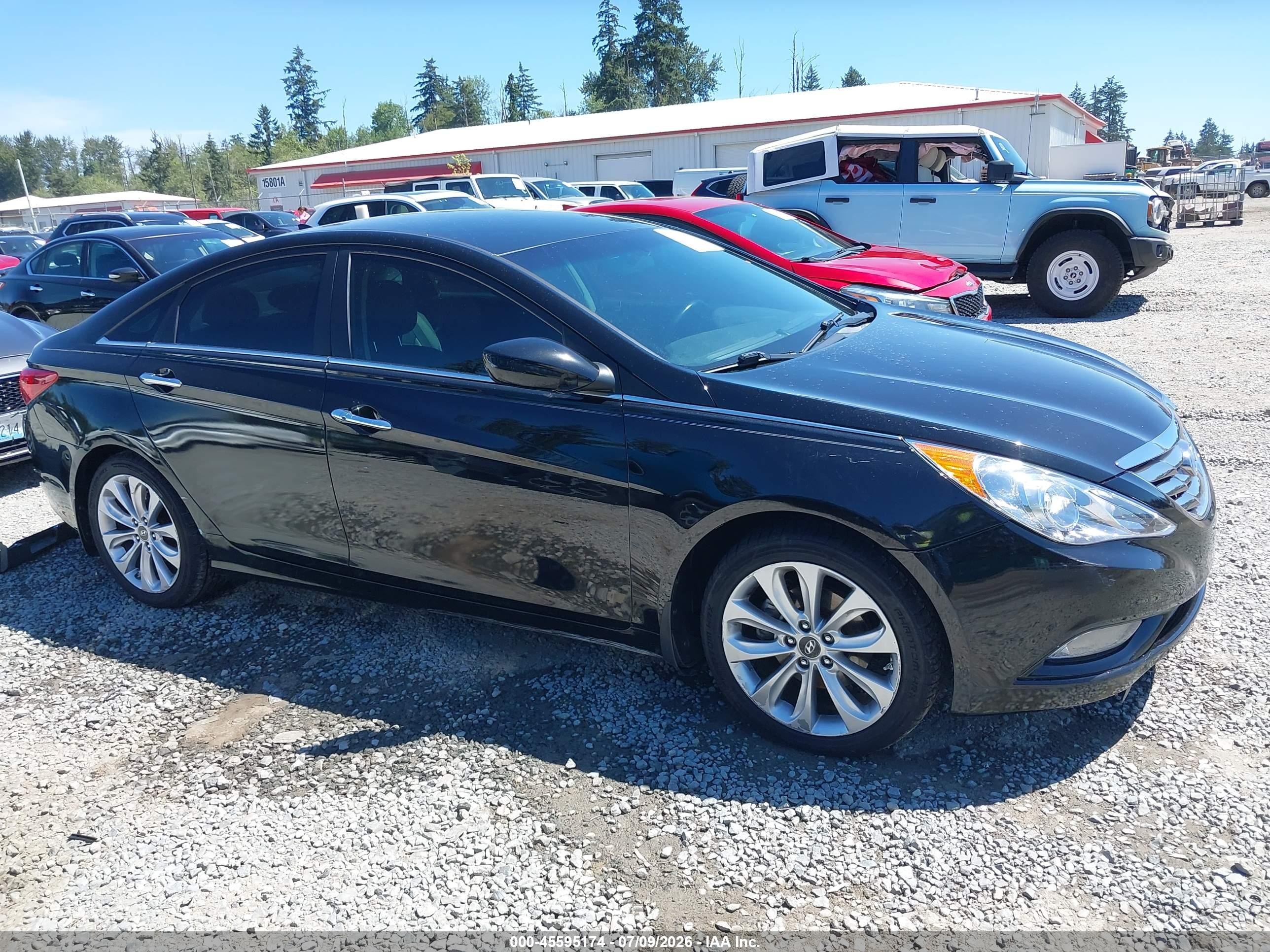 2012 Hyundai Sonata Se 2.0t Black vin: 5NPEC4AB2CH426817