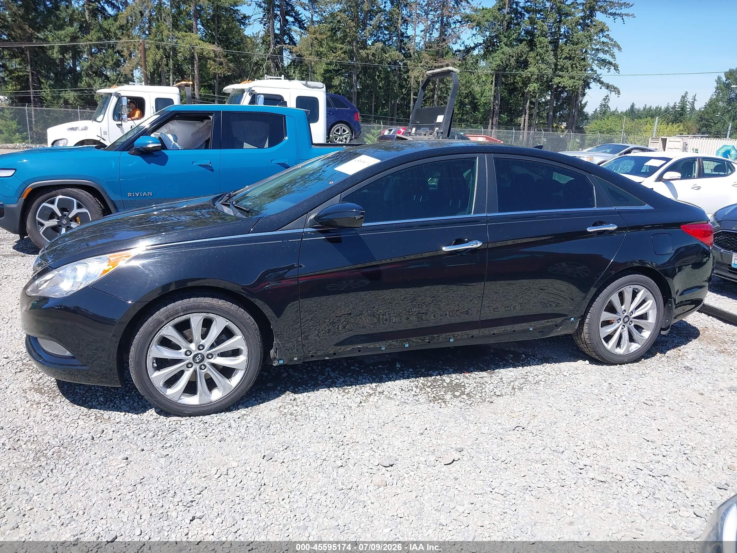 2012 Hyundai Sonata Se 2.0t Black vin: 5NPEC4AB2CH426817