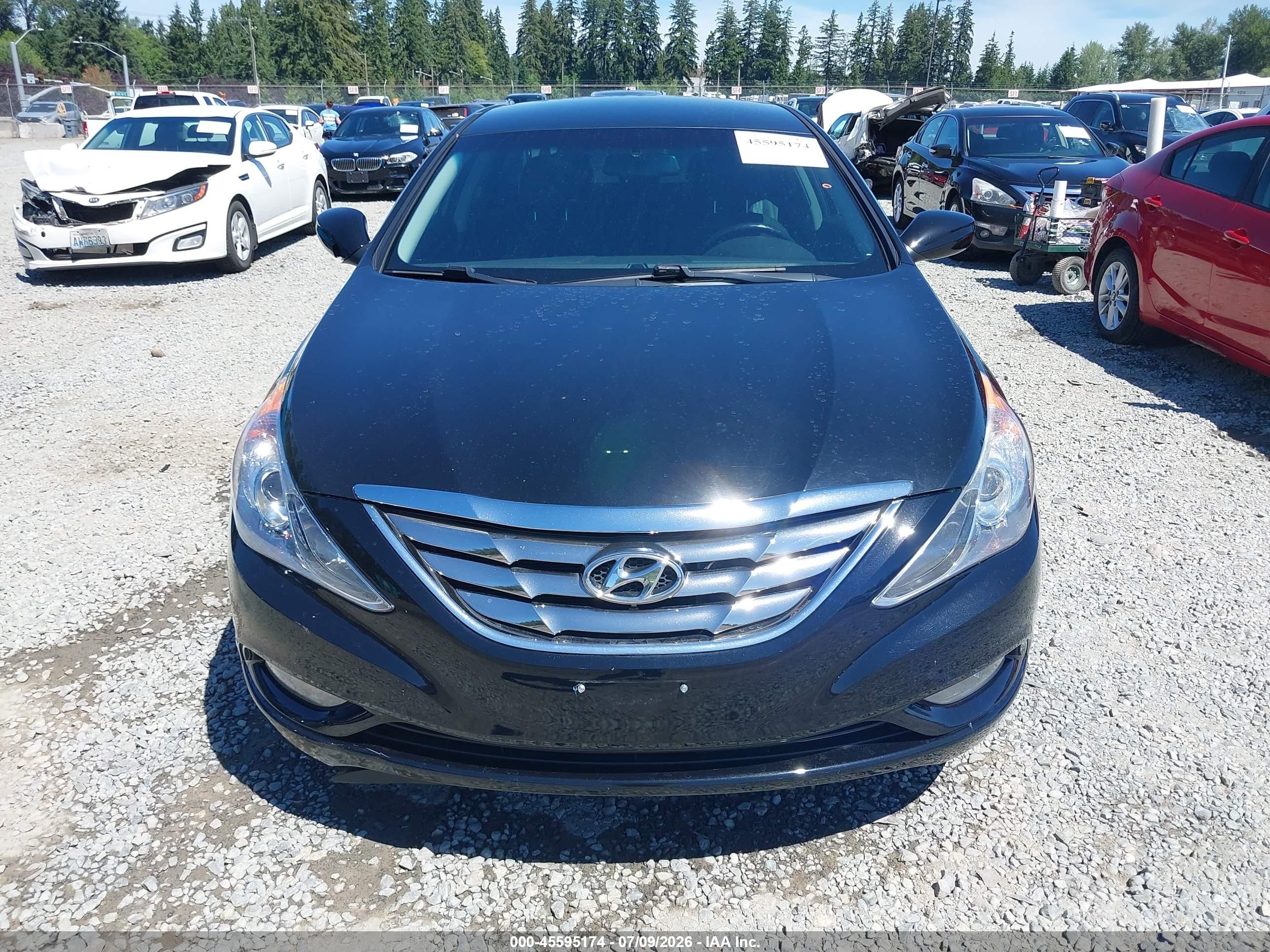 2012 Hyundai Sonata Se 2.0t Black vin: 5NPEC4AB2CH426817