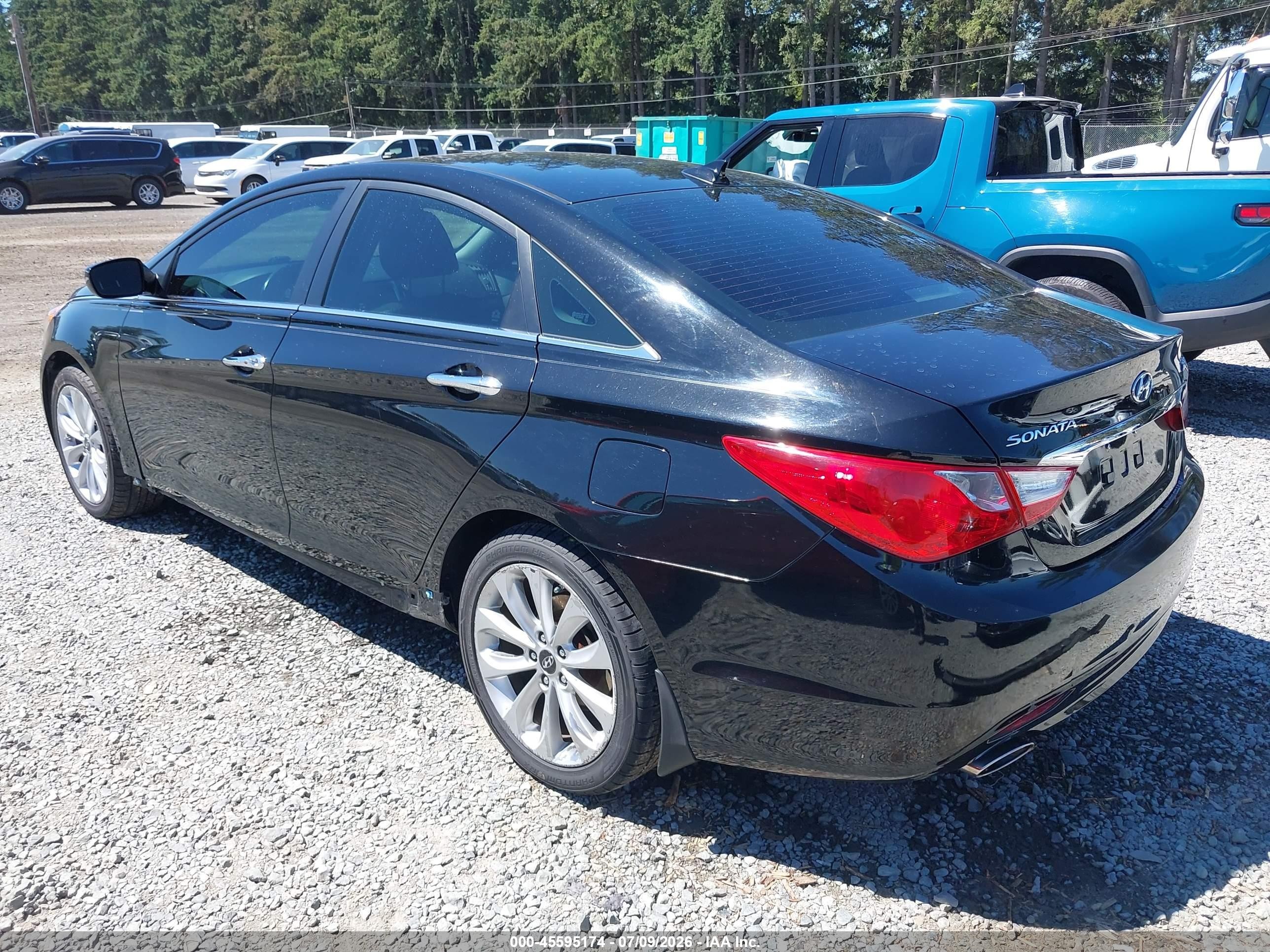 2012 Hyundai Sonata Se 2.0t Black vin: 5NPEC4AB2CH426817