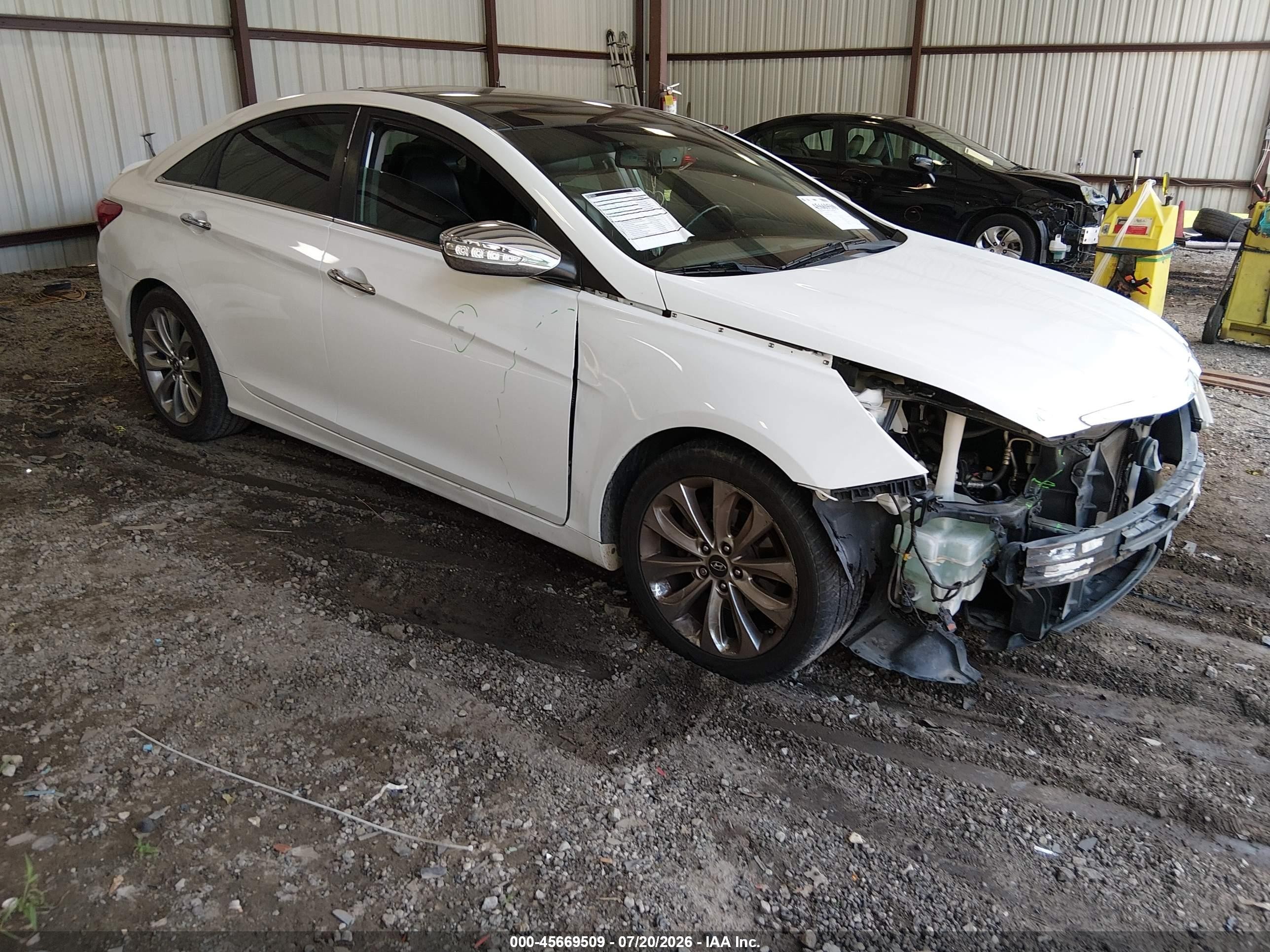 2012 Hyundai Sonata Limited 2.0t White vin: 5NPEC4AB2CH443052