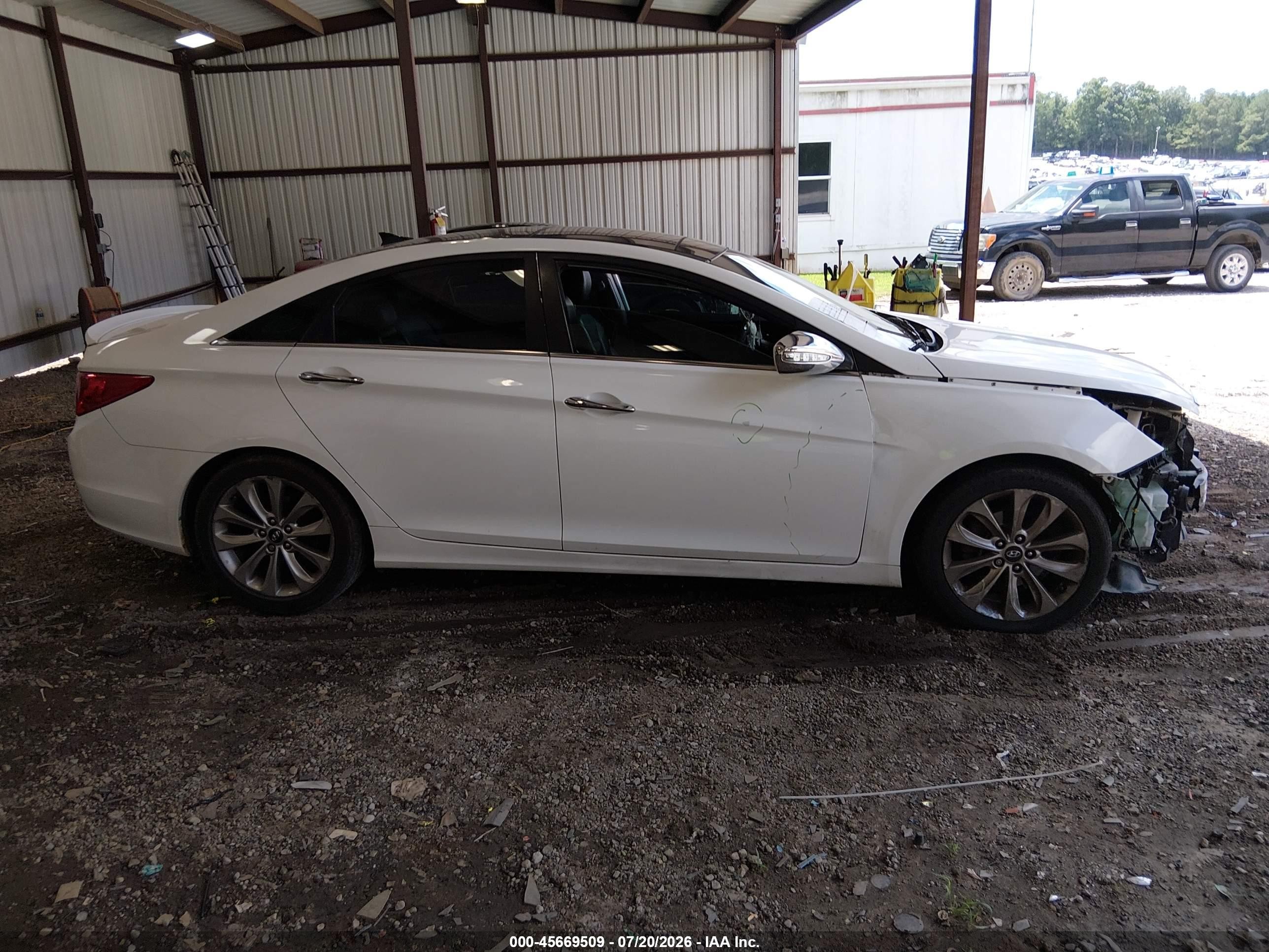 2012 Hyundai Sonata Limited 2.0t White vin: 5NPEC4AB2CH443052