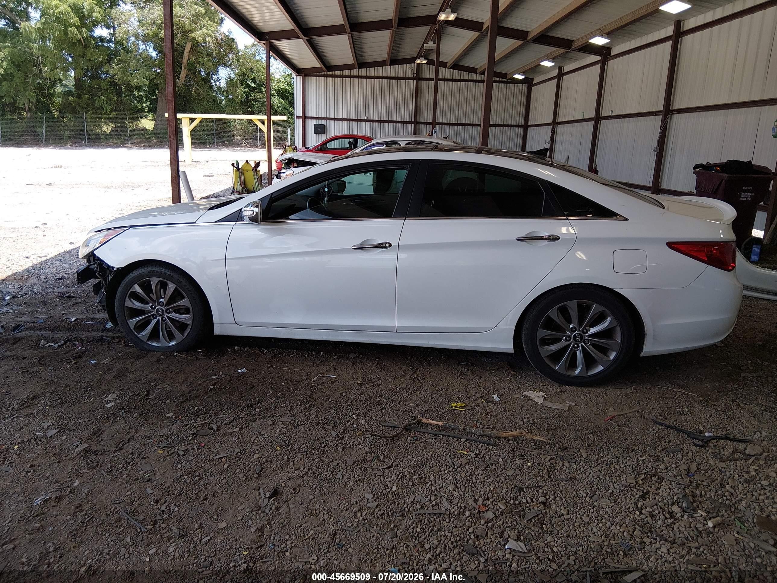 2012 Hyundai Sonata Limited 2.0t White vin: 5NPEC4AB2CH443052