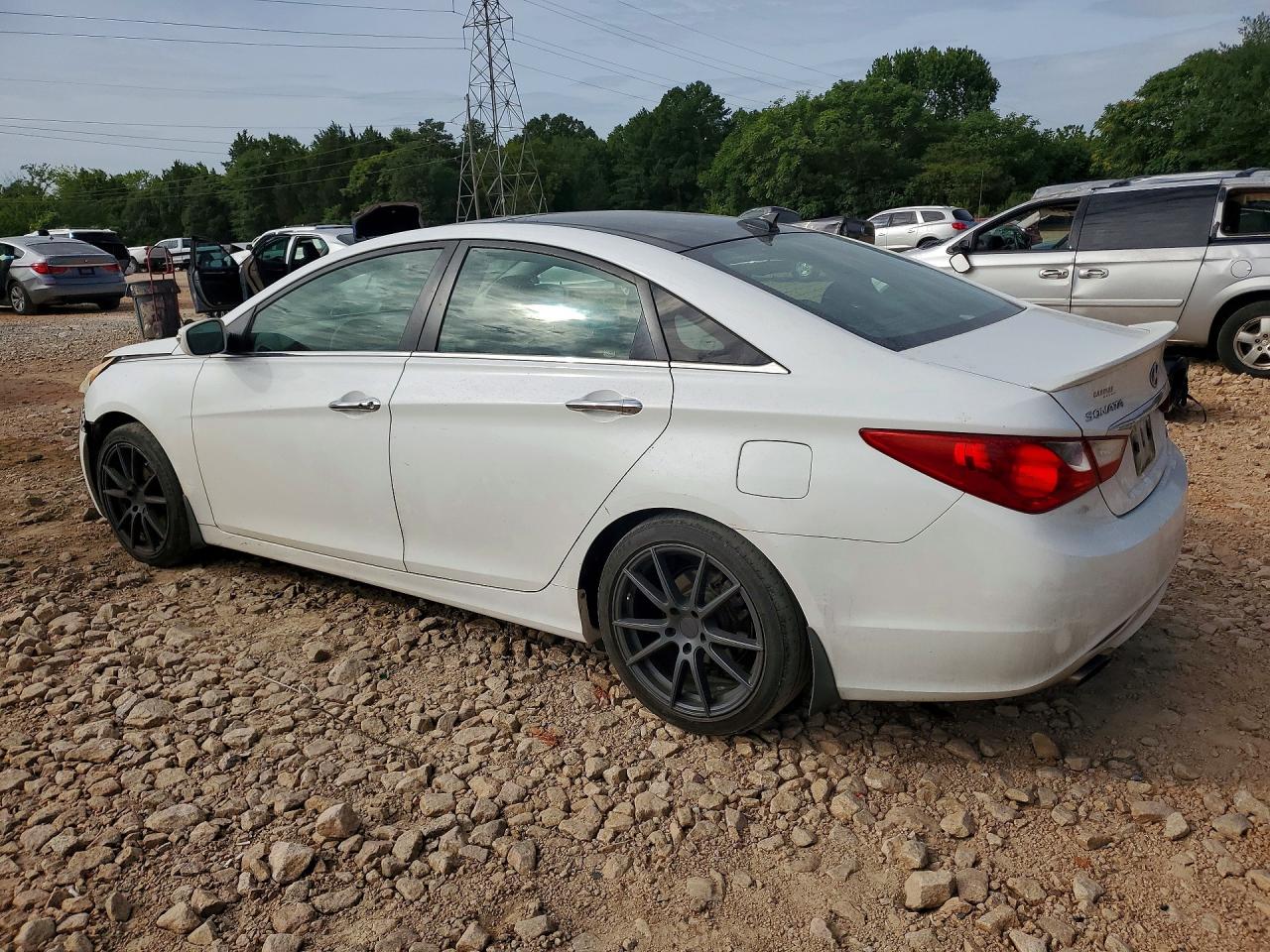 2012 Hyundai Sonata Limited 2.0t White vin: 5NPEC4AB2CH454438