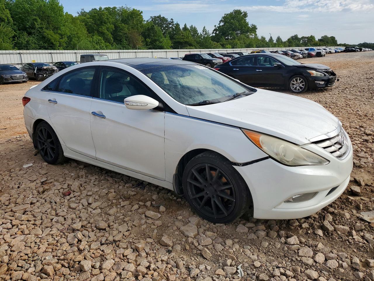 2012 Hyundai Sonata Limited 2.0t White vin: 5NPEC4AB2CH454438