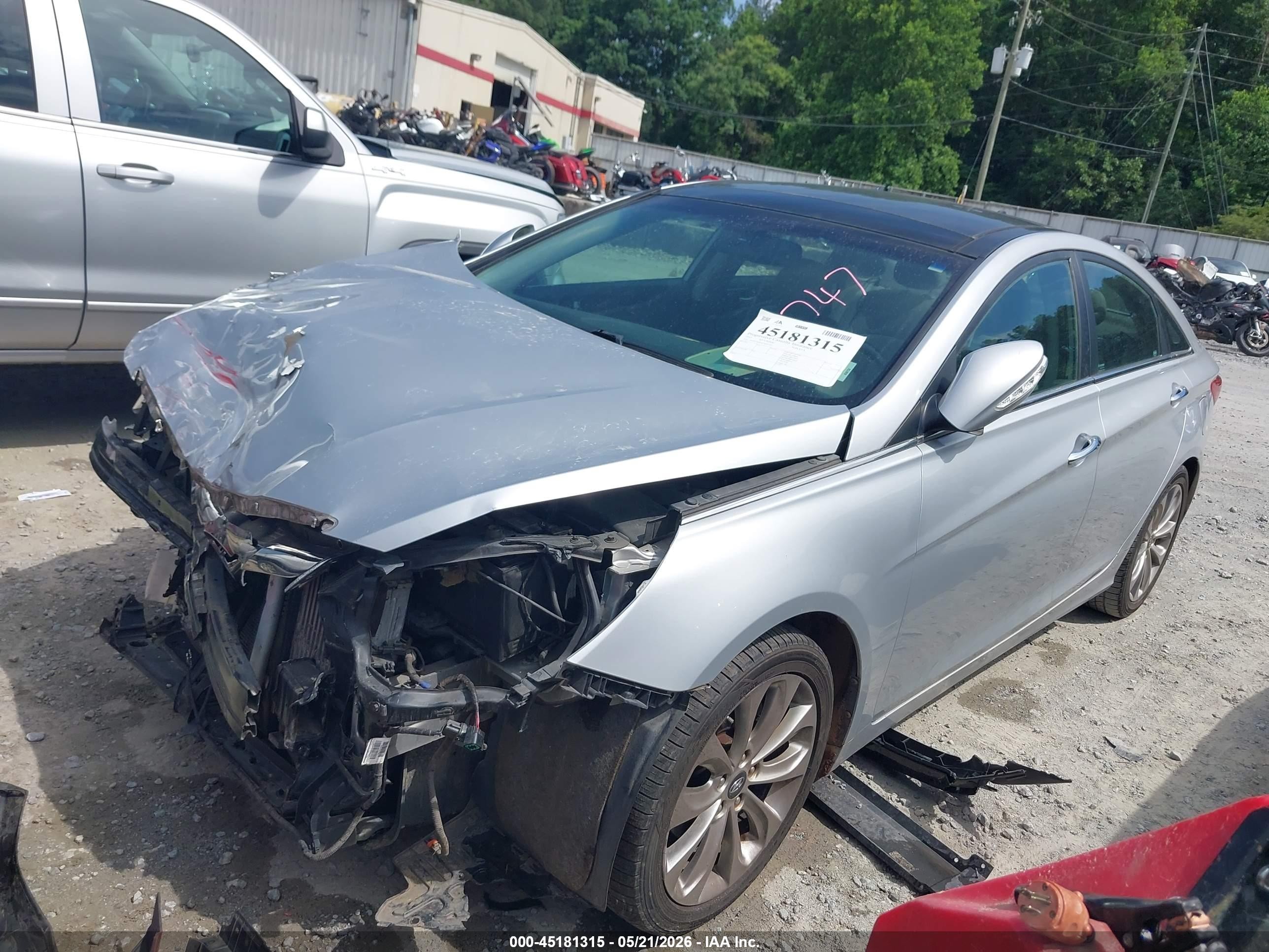 2012 Hyundai Sonata Limited 2.0t Silver vin: 5NPEC4AB2CH491747