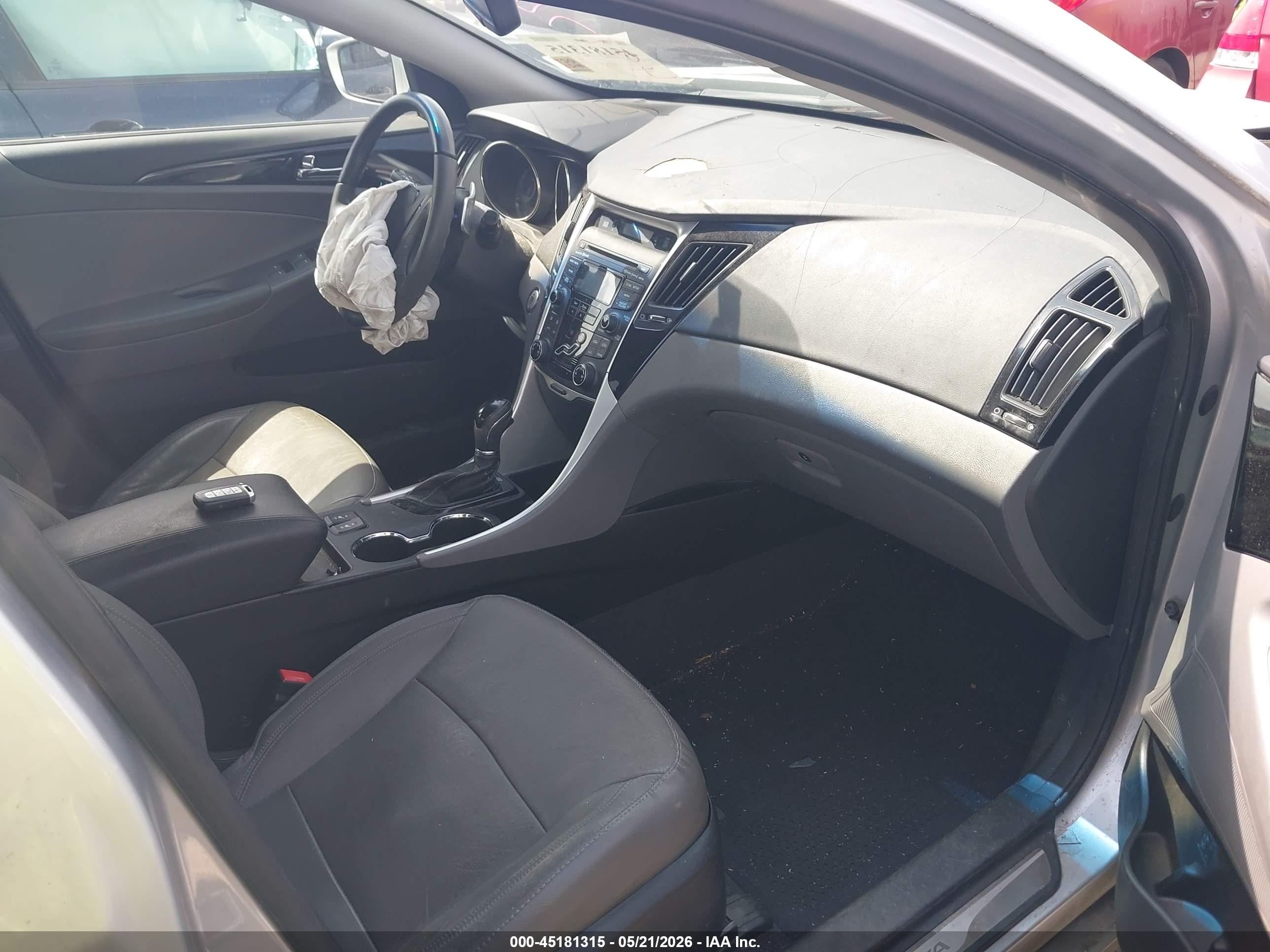 2012 Hyundai Sonata Limited 2.0t Silver vin: 5NPEC4AB2CH491747