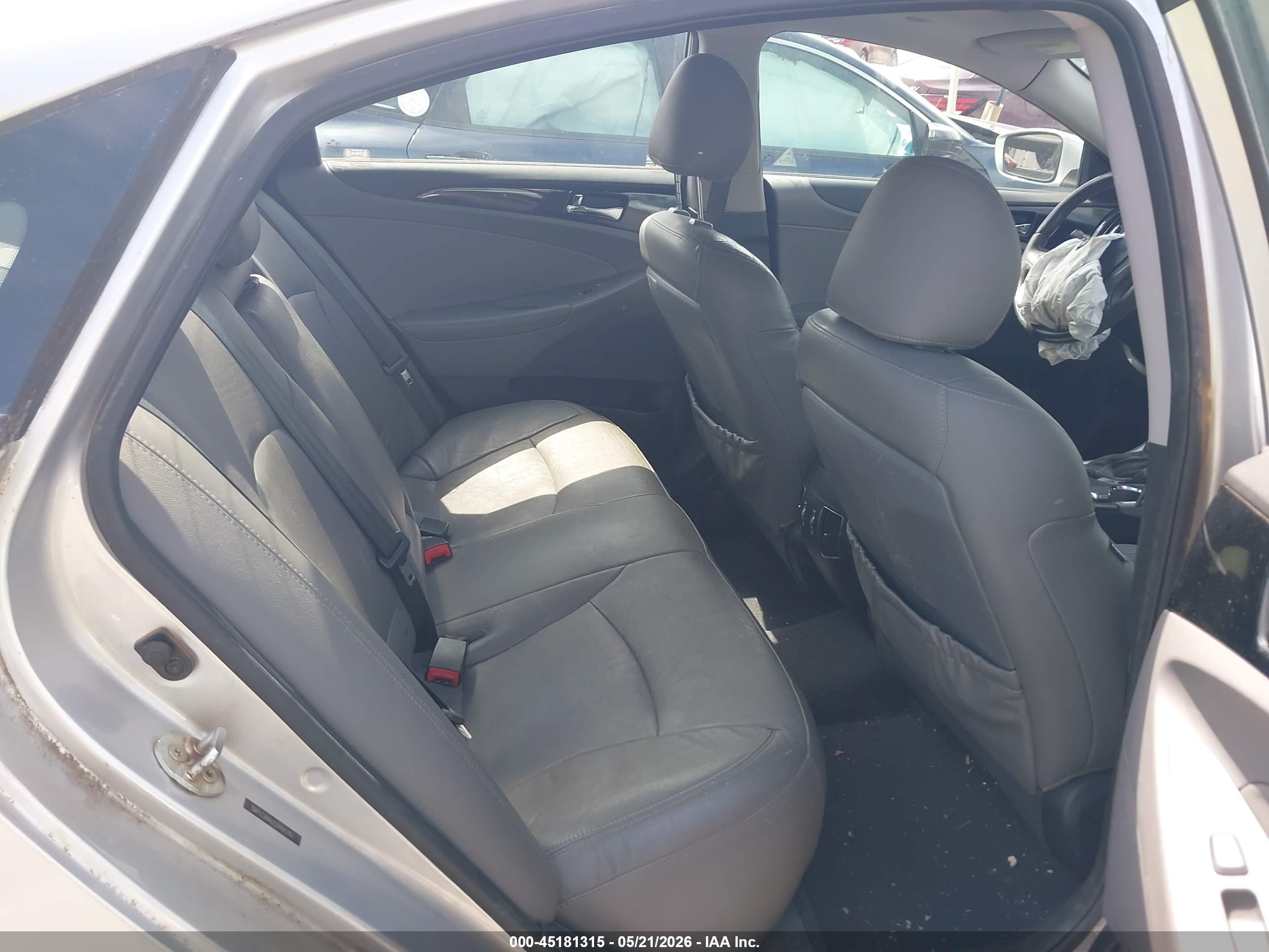 2012 Hyundai Sonata Limited 2.0t Silver vin: 5NPEC4AB2CH491747