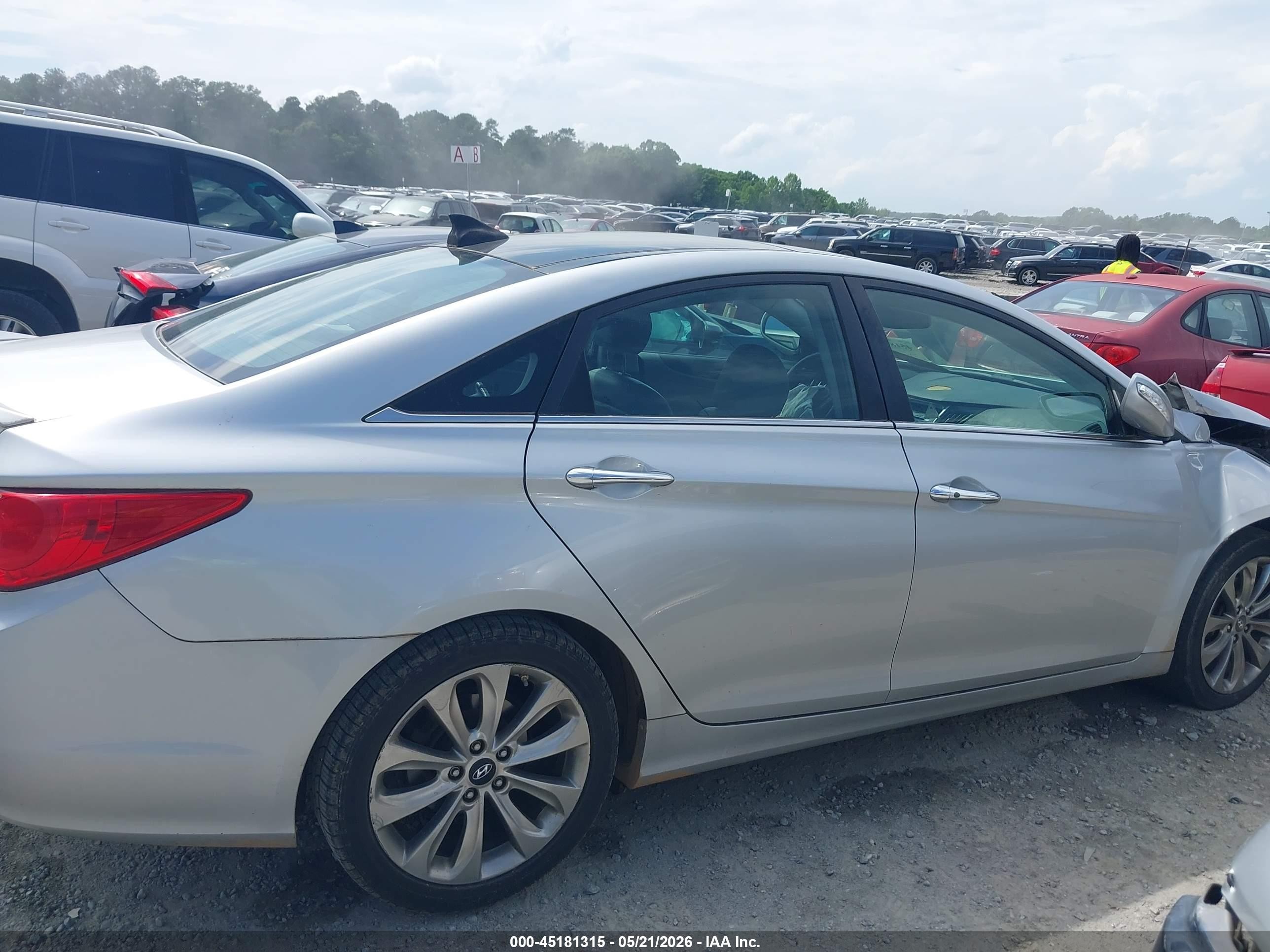 2012 Hyundai Sonata Limited 2.0t Silver vin: 5NPEC4AB2CH491747