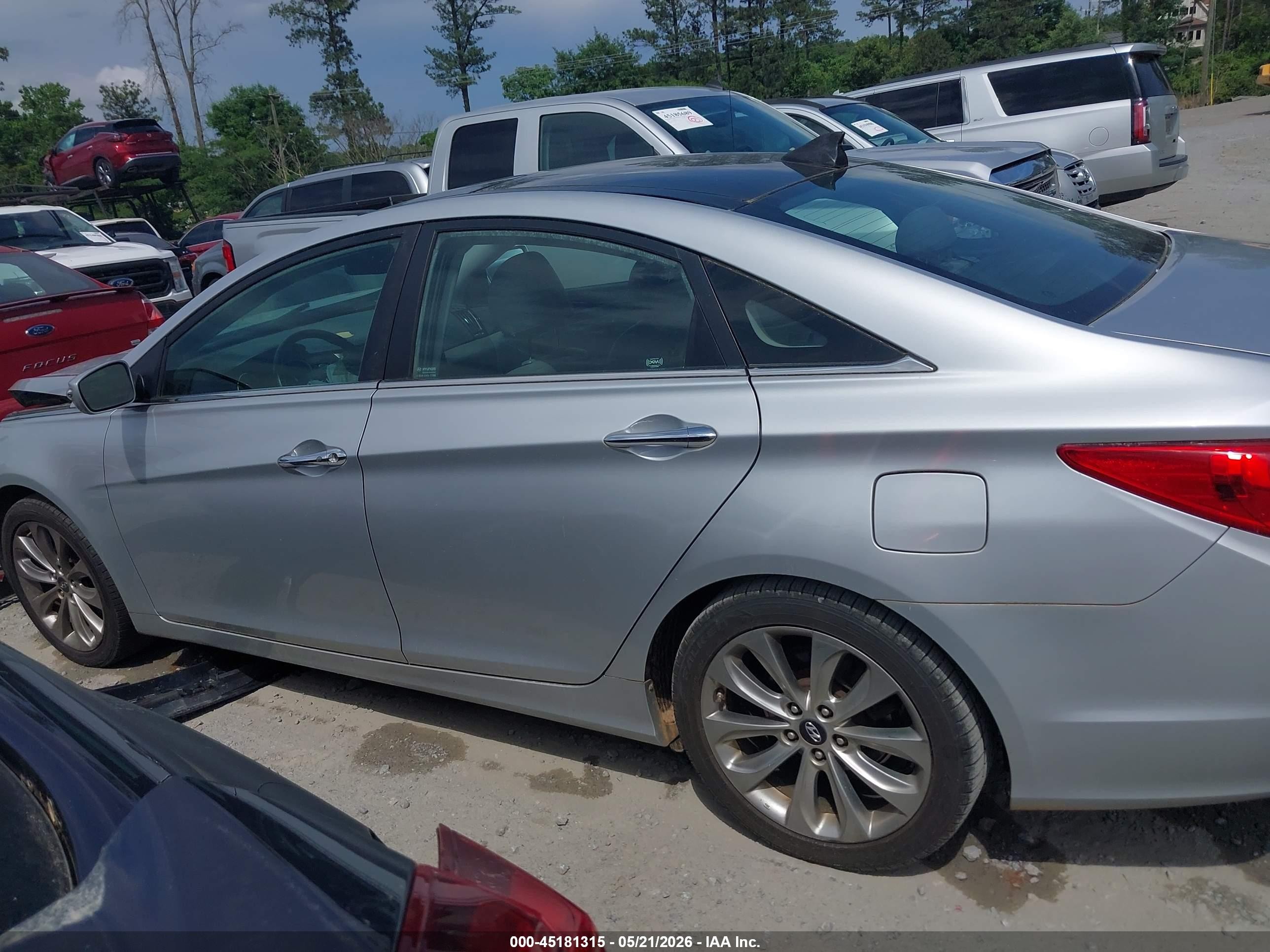 2012 Hyundai Sonata Limited 2.0t Silver vin: 5NPEC4AB2CH491747