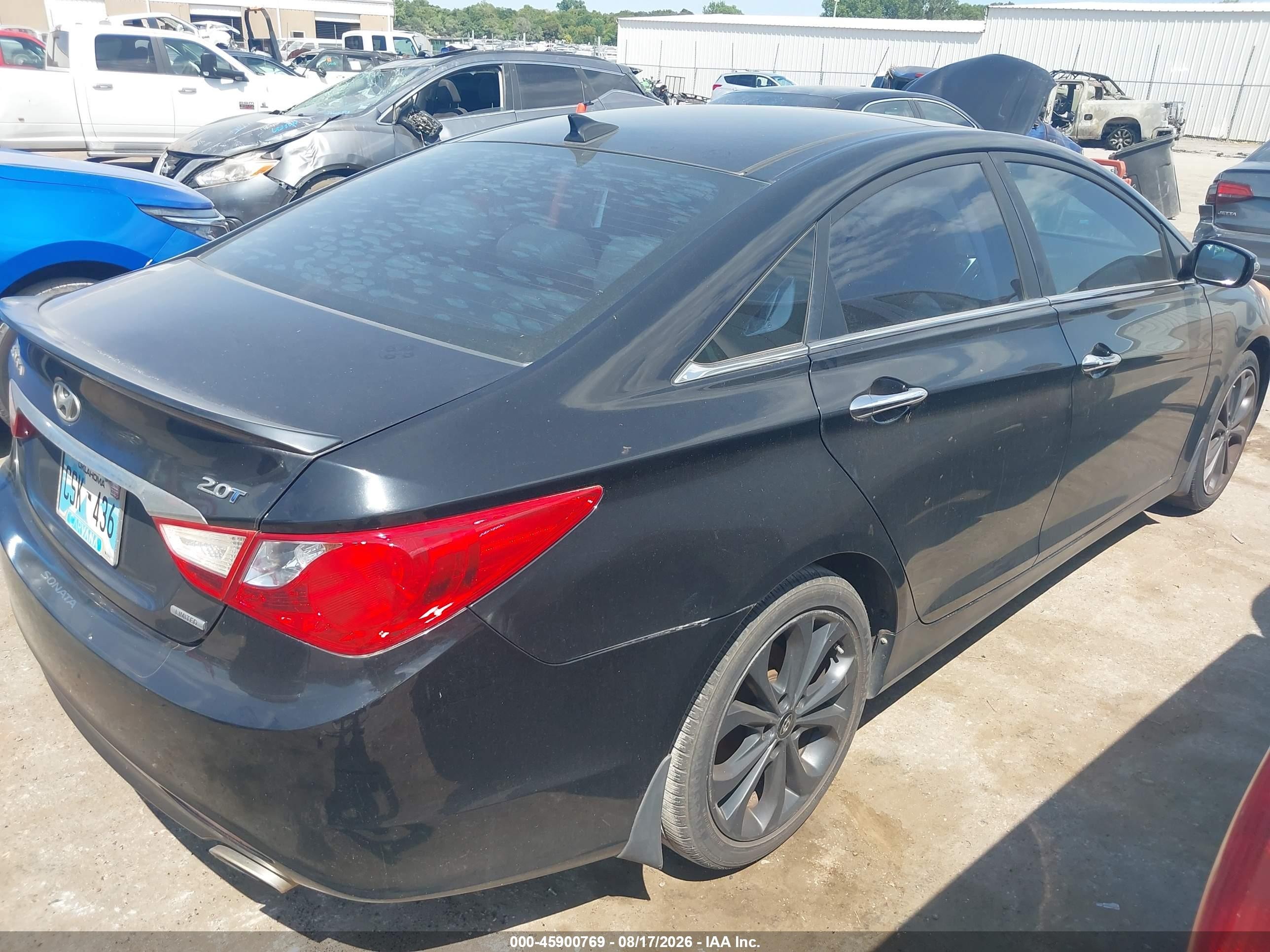 2013 Hyundai Sonata Limited 2.0t Черный vin: 5NPEC4AB2DH585421