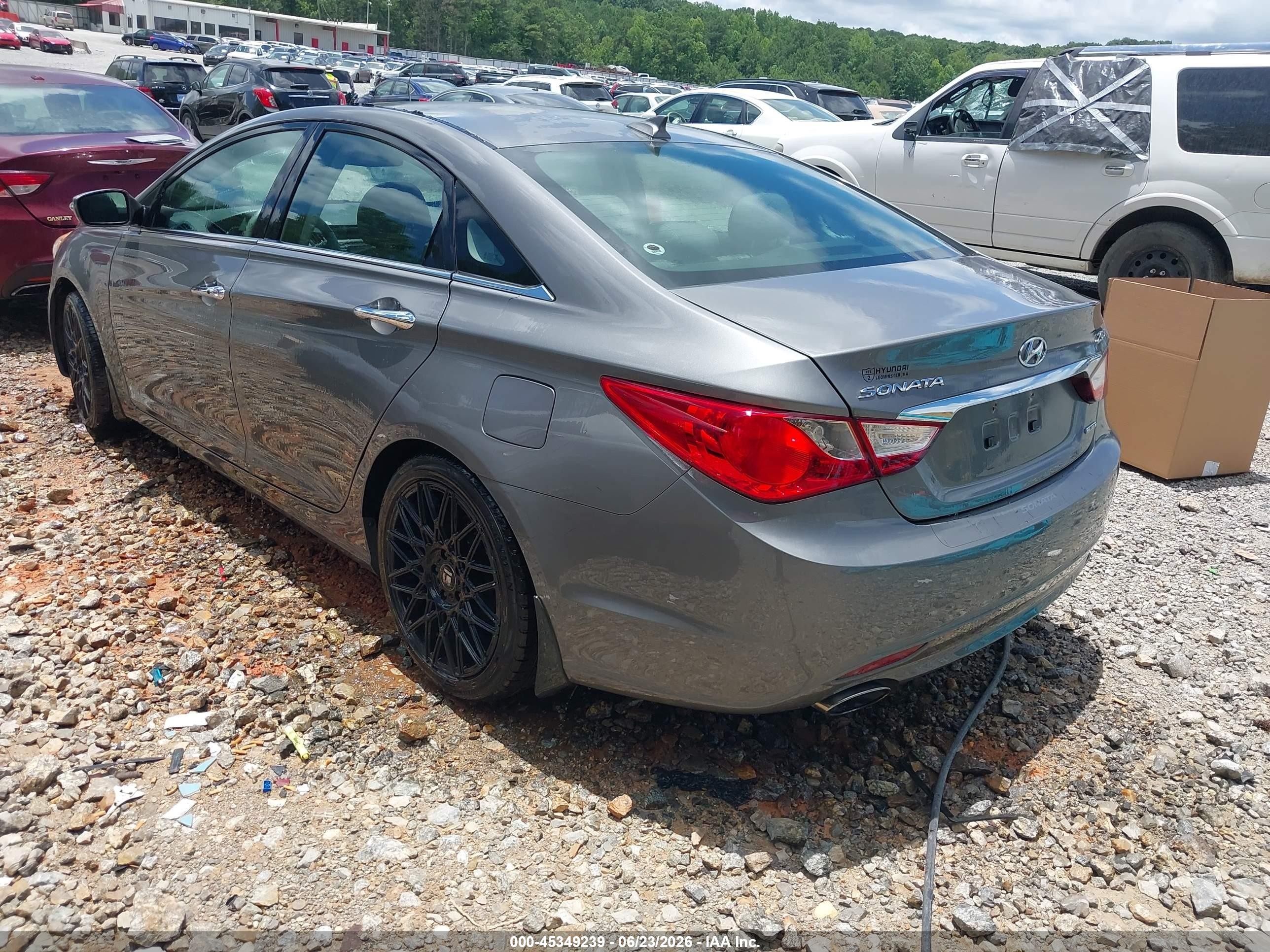2013 Hyundai Sonata Limited 2.0t Gray vin: 5NPEC4AB2DH617218