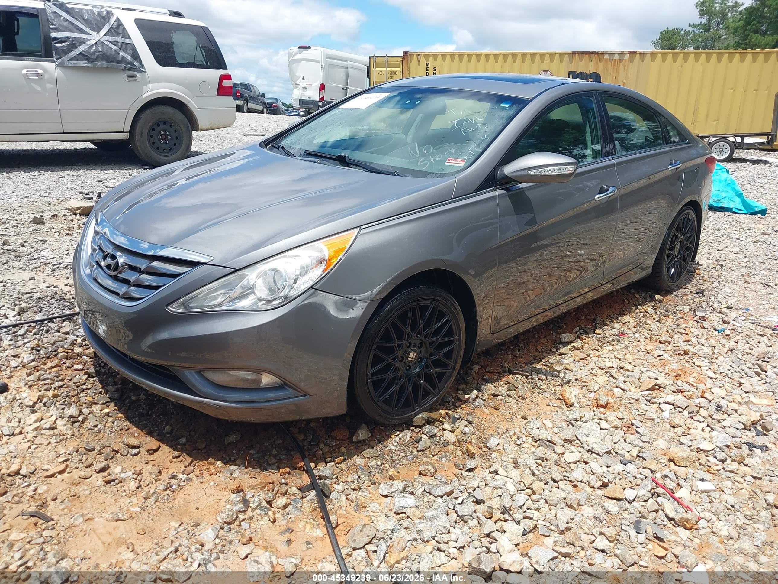 2013 Hyundai Sonata Limited 2.0t Gray vin: 5NPEC4AB2DH617218